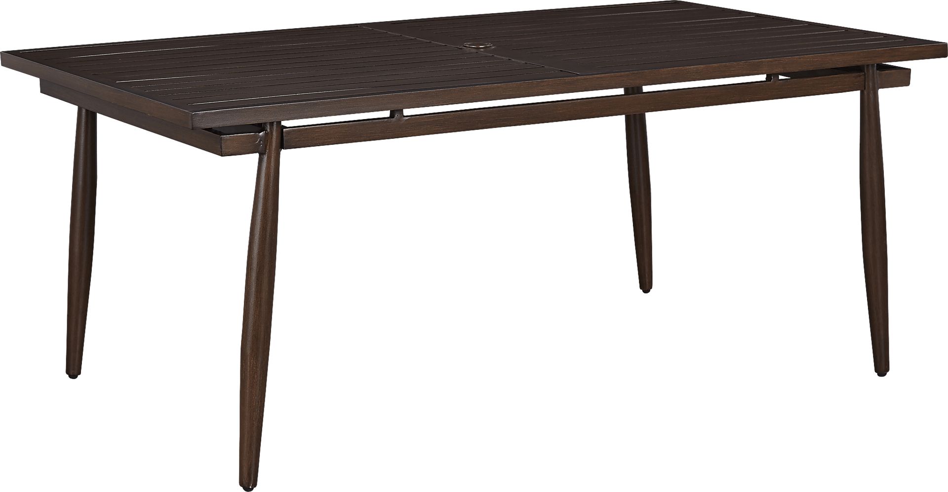 Jorgen Bronze 5 Pc Rectangle Outdoor Dining Set with Vanilla Cushions - Image 2