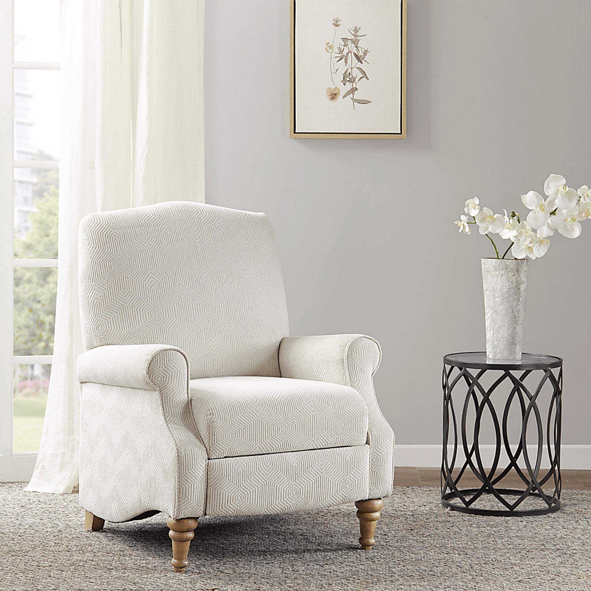 Jorick Ivory Push Back Recliner - Image 11