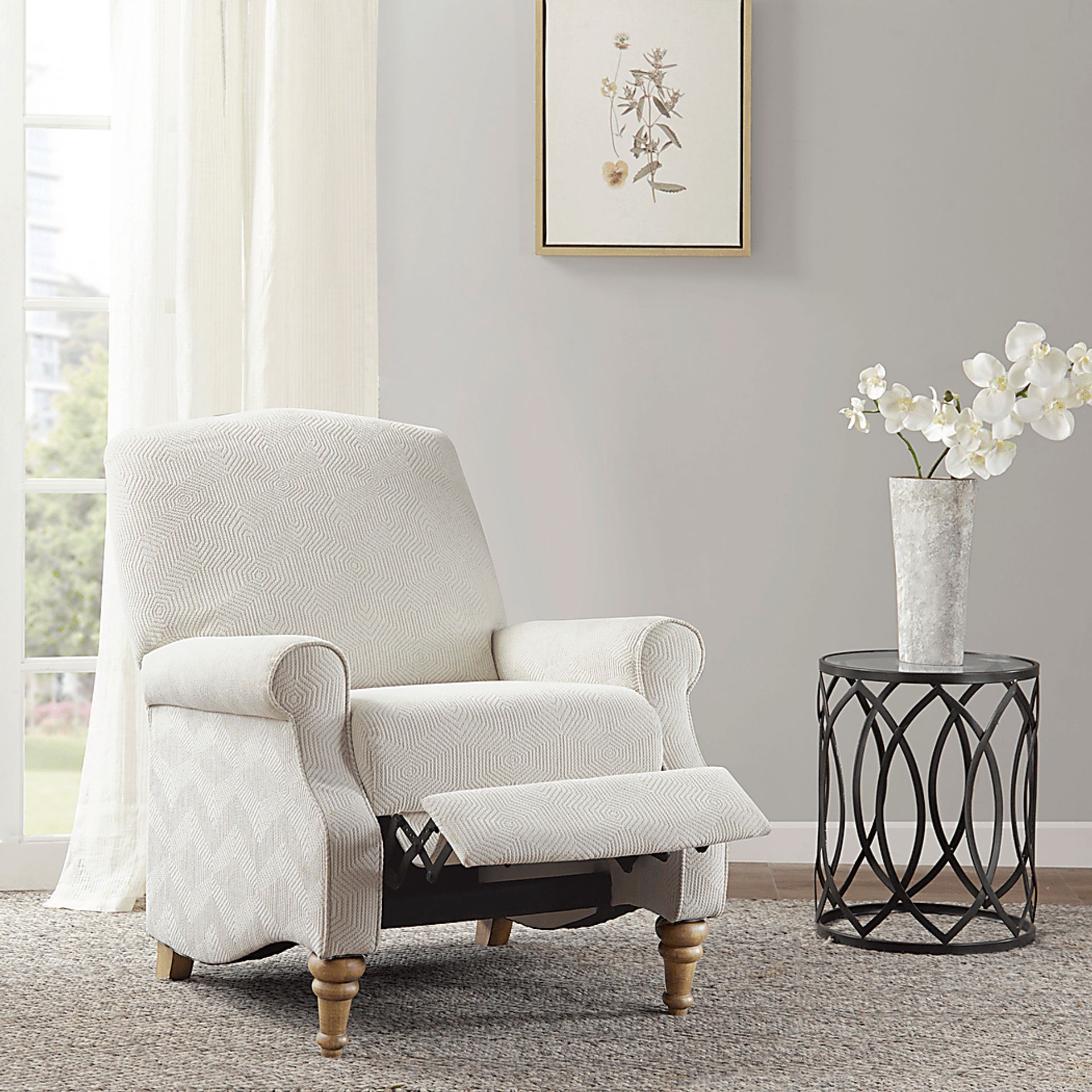 Jorick Ivory Push Back Recliner - Image 12