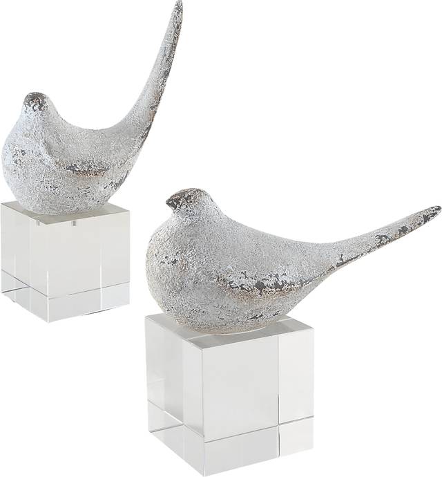Joshi Nickel Sculptures, Set of 2 - Thumbnail - Image 1