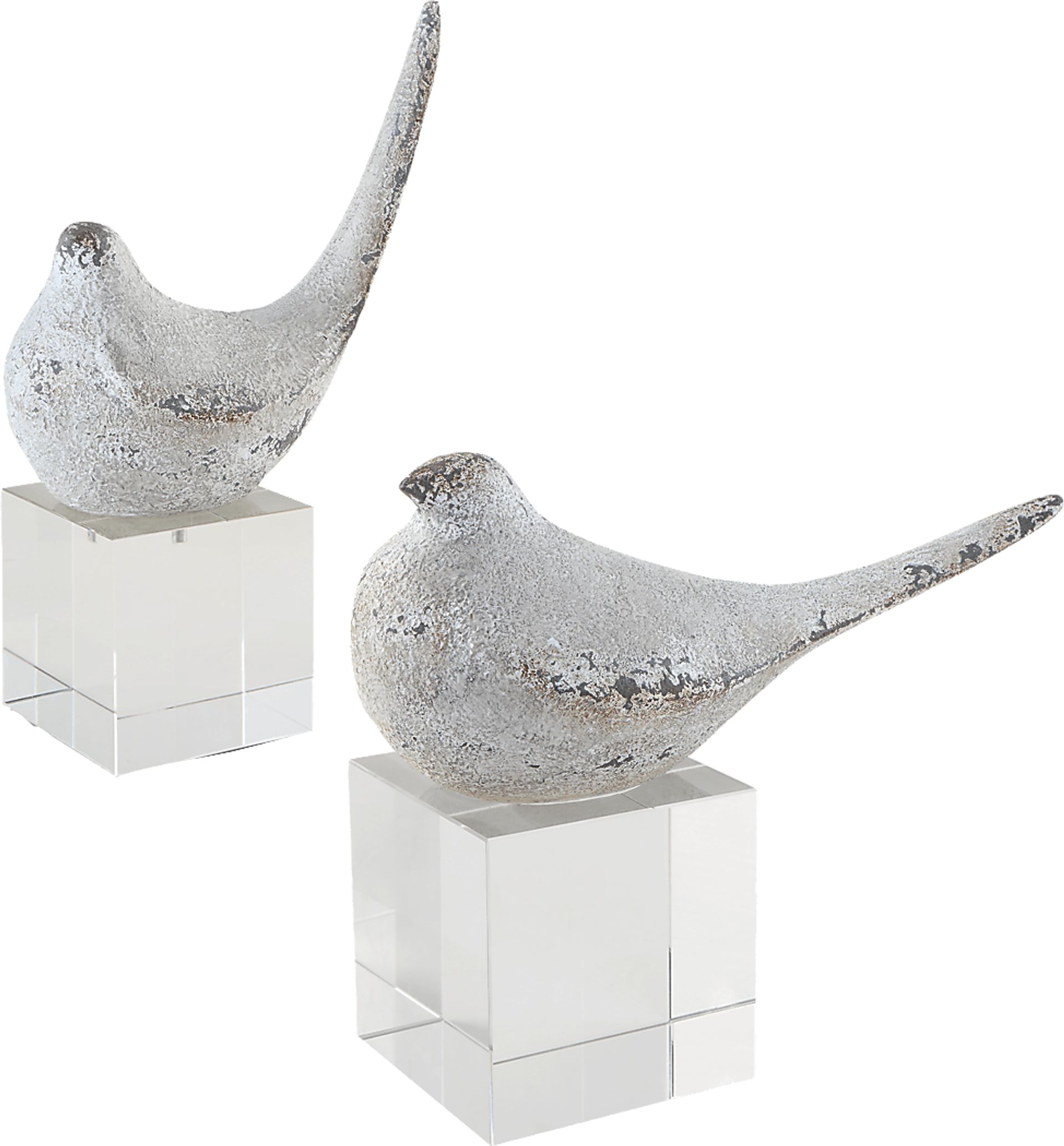 Joshi Nickel Sculptures, Set of 2 - Image 1
