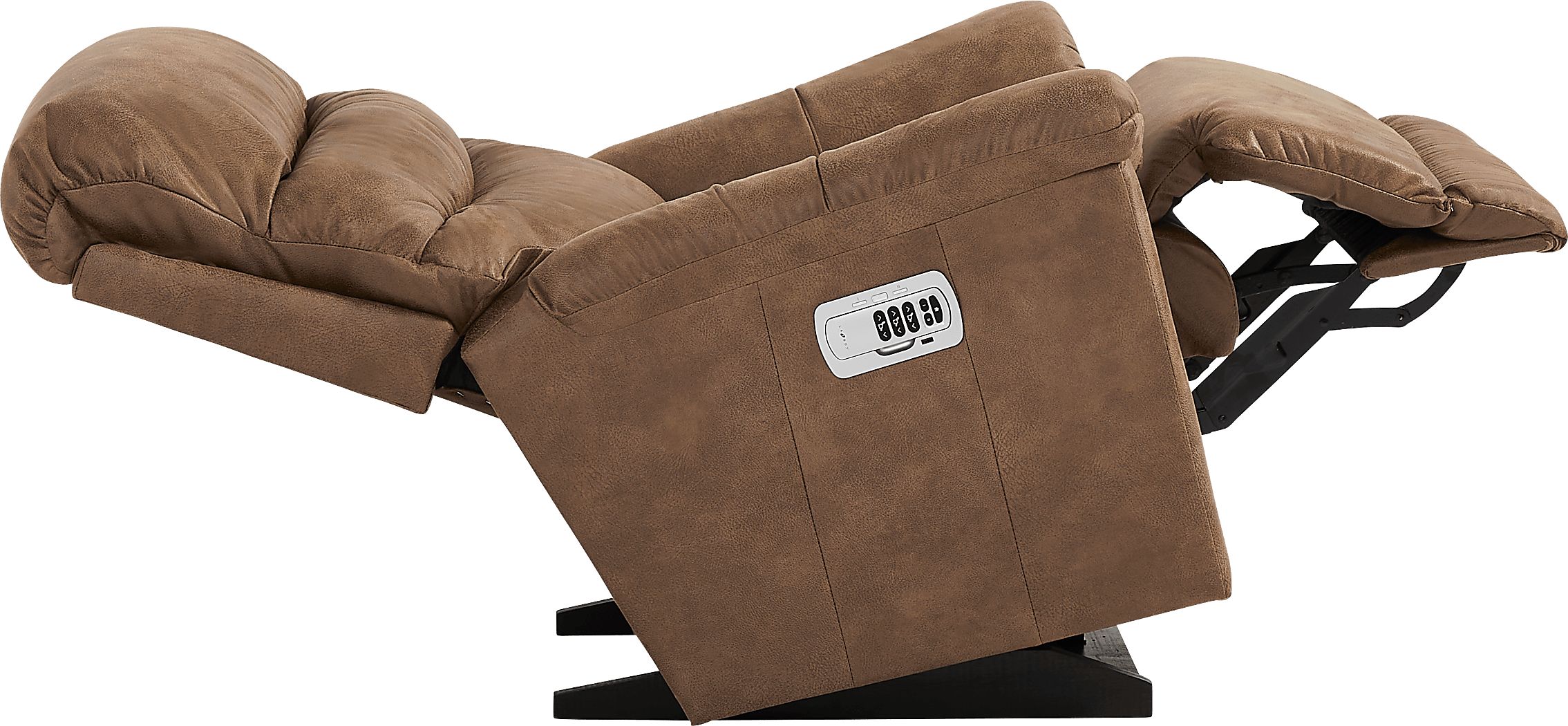 La-Z-Boy Joshua III Chestnut Brown Knitted Dual Power Recliner