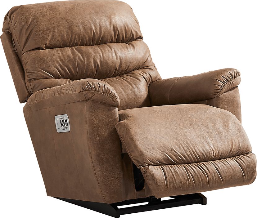 La-Z-Boy Joshua III Chestnut Dual Power Recliner