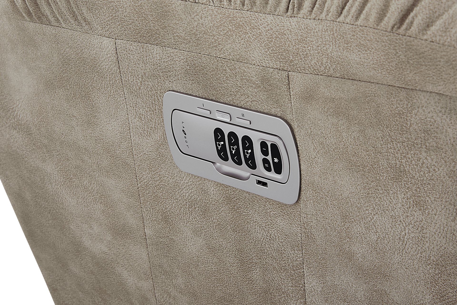 La-Z-Boy Joshua III Gray Dual Power Recliner - Image 5