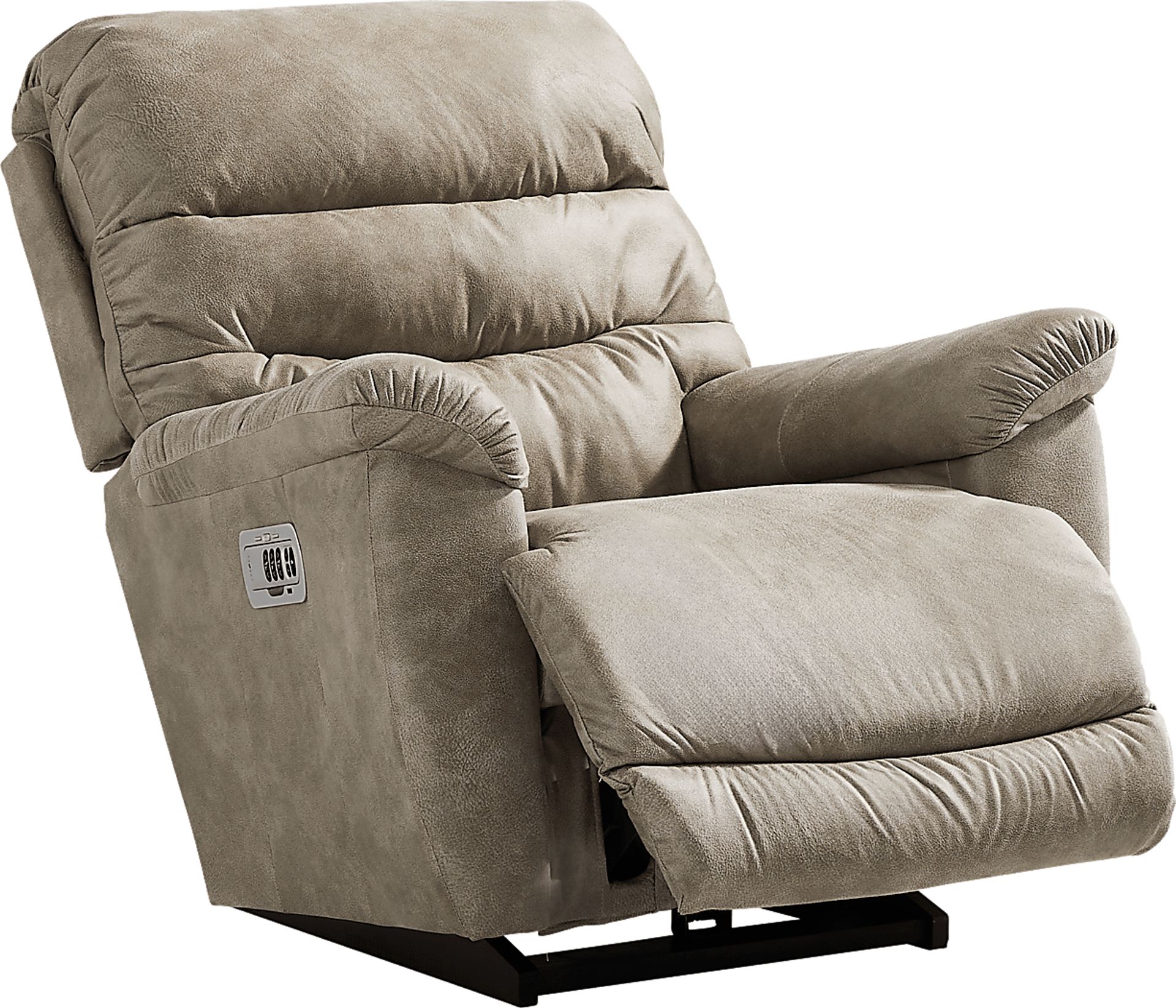 La-Z-Boy Joshua III Gray Dual Power Recliner - Image 1