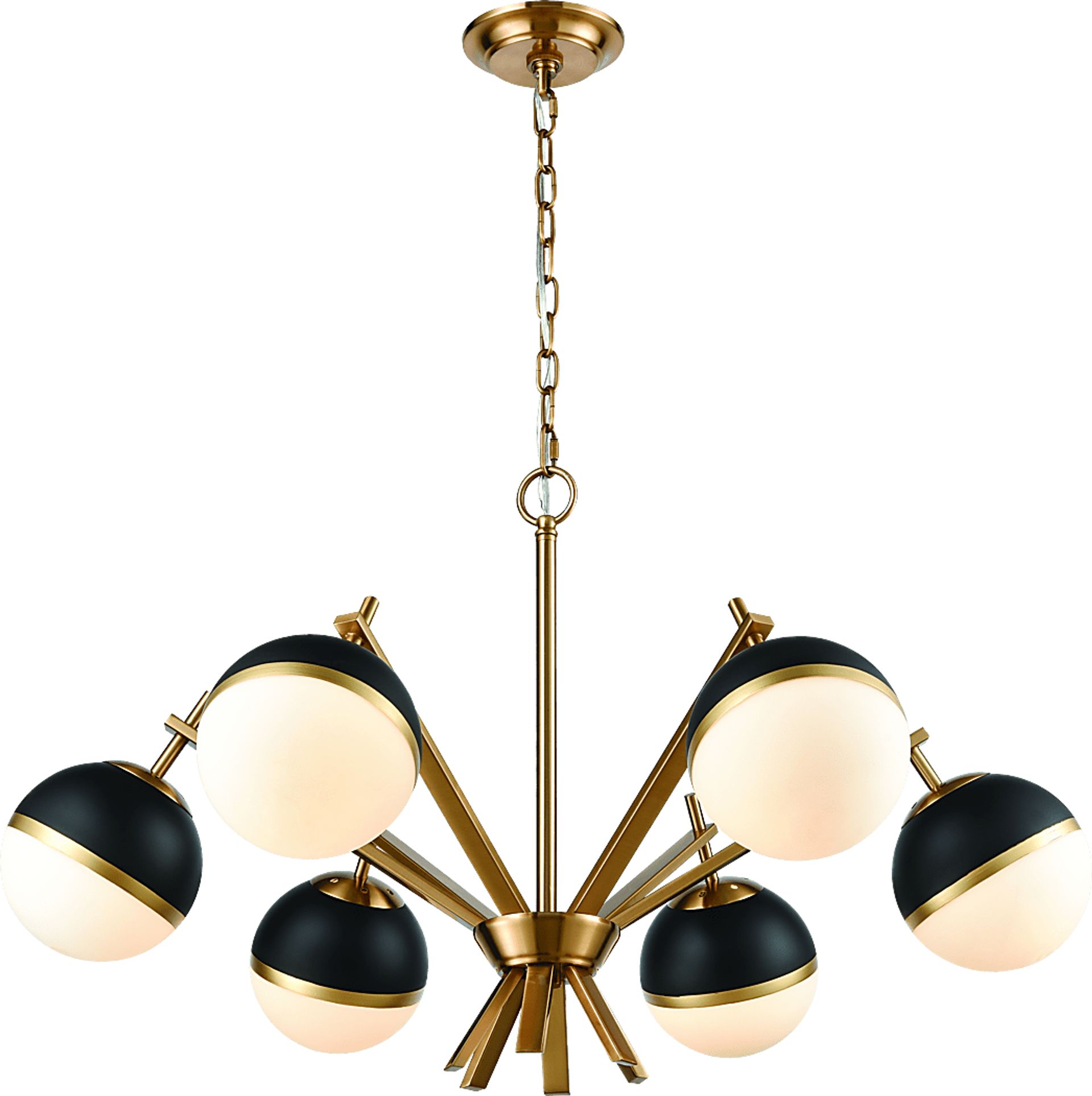 Josline Court Gold Chandelier - Image 1