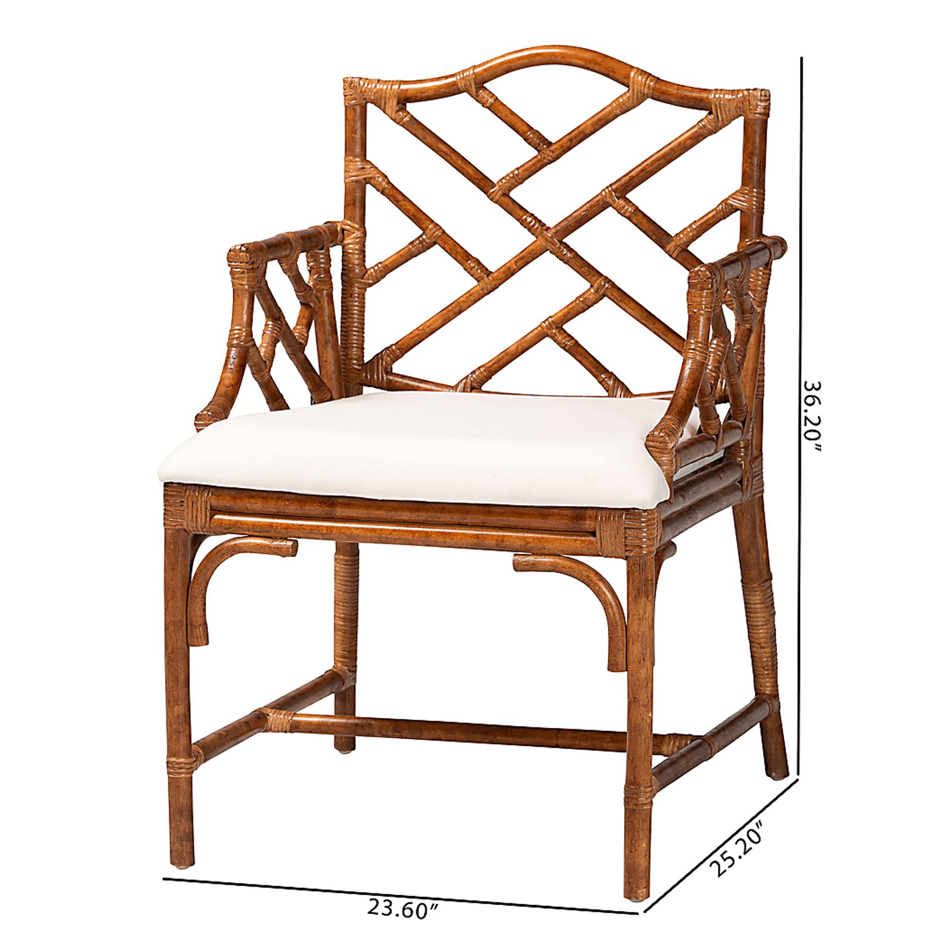 Josumu Brown Arm Chair - Image 9