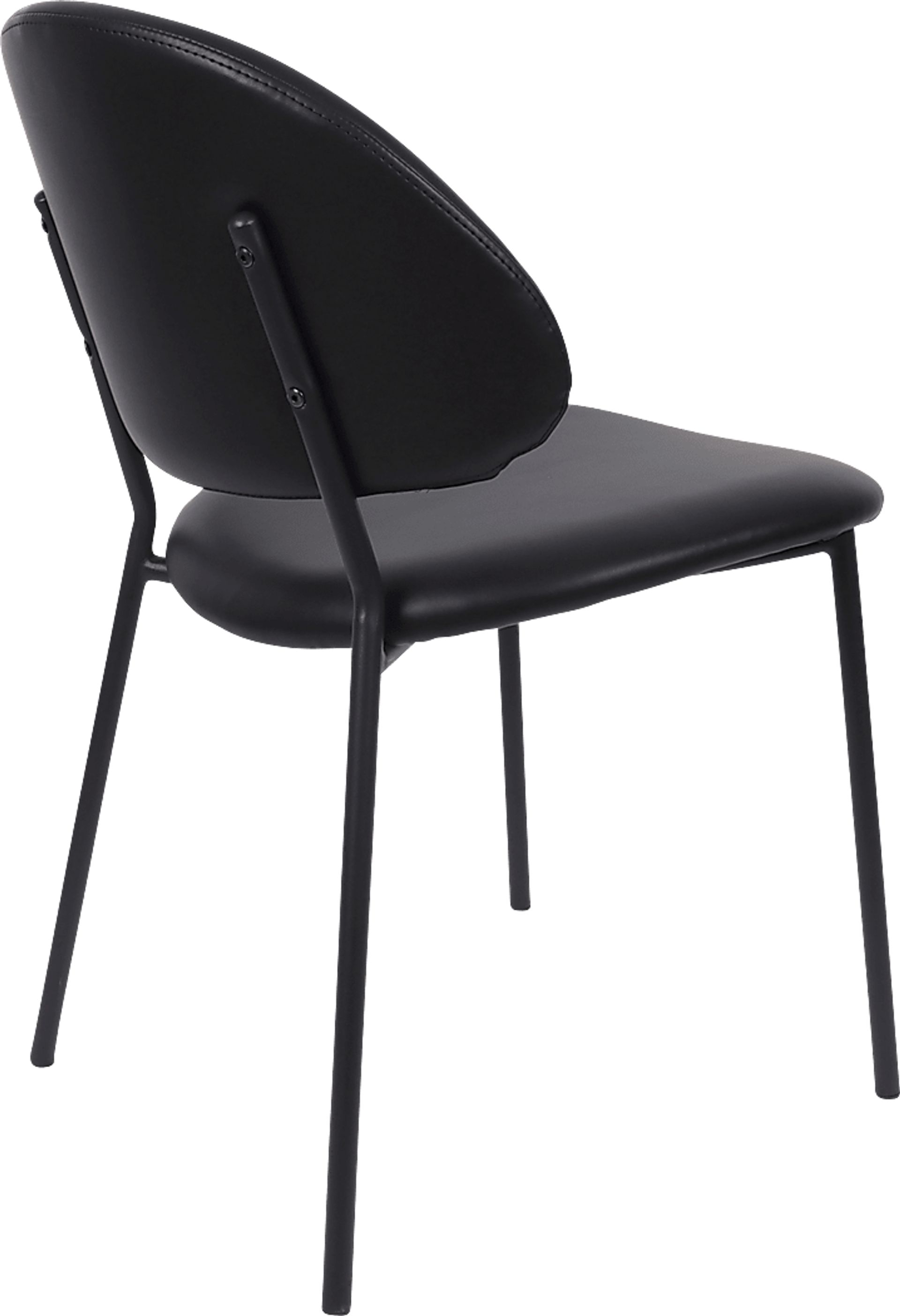 Joud Black Side Chair, Set of 4 - Image 3
