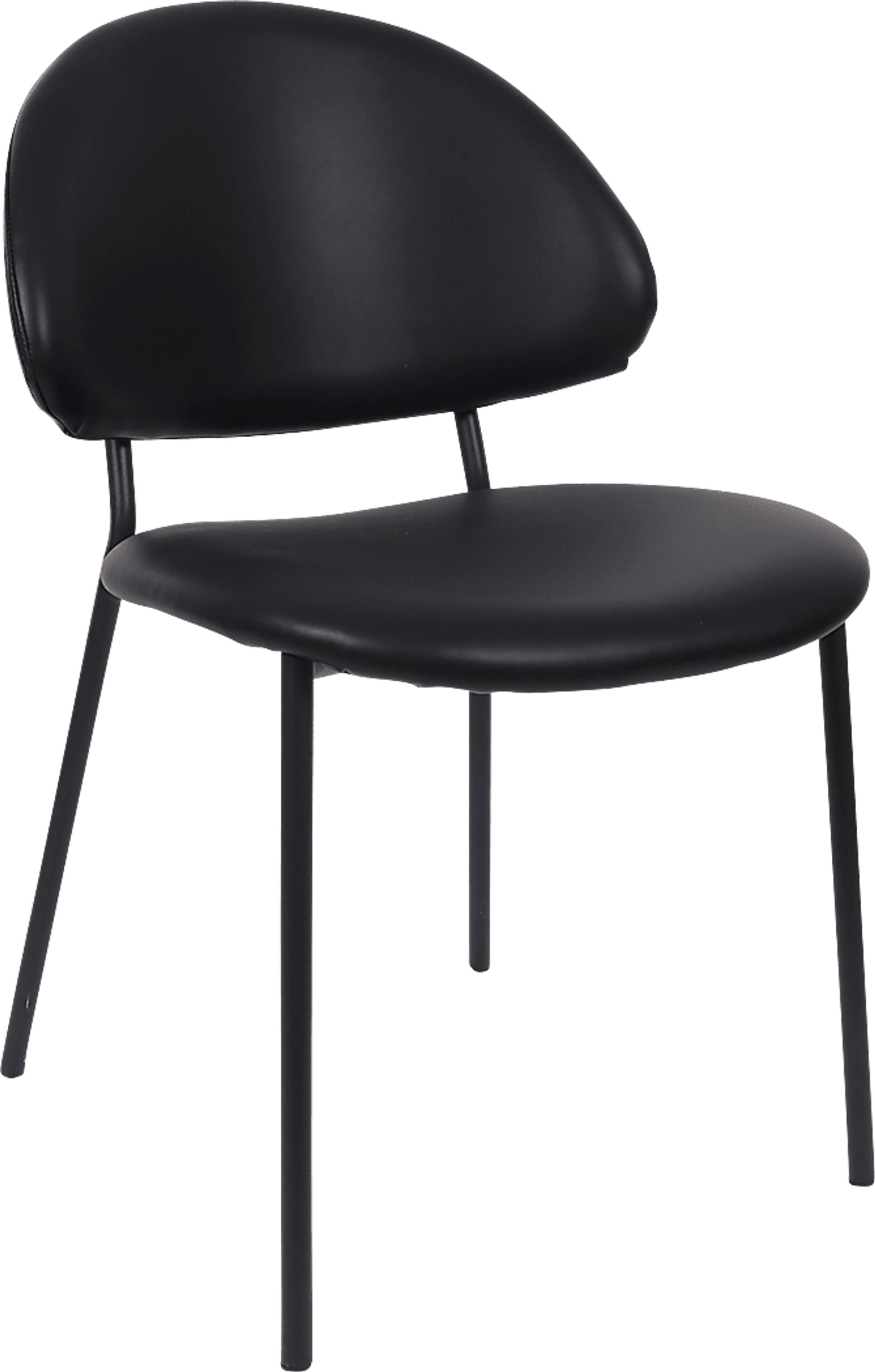Joud Black Side Chair, Set of 4 - Image 4