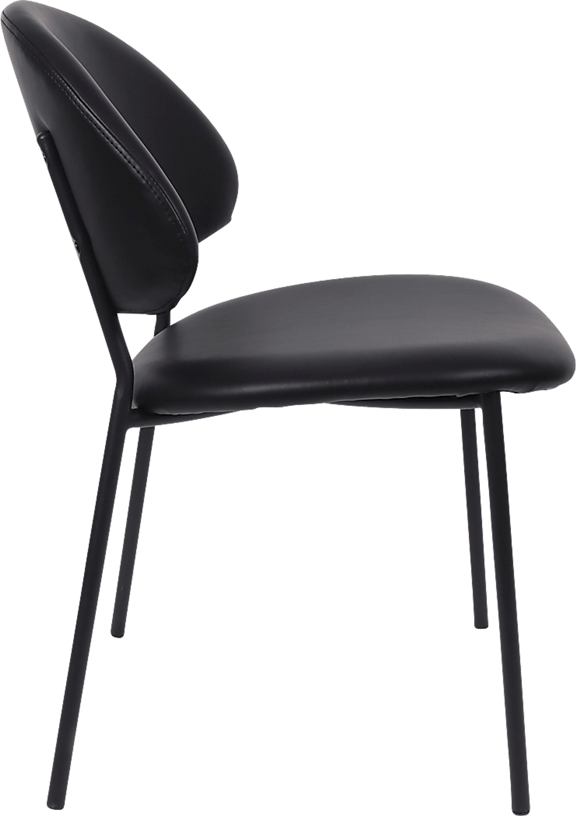 Joud Black Side Chair, Set of 4 - Image 7
