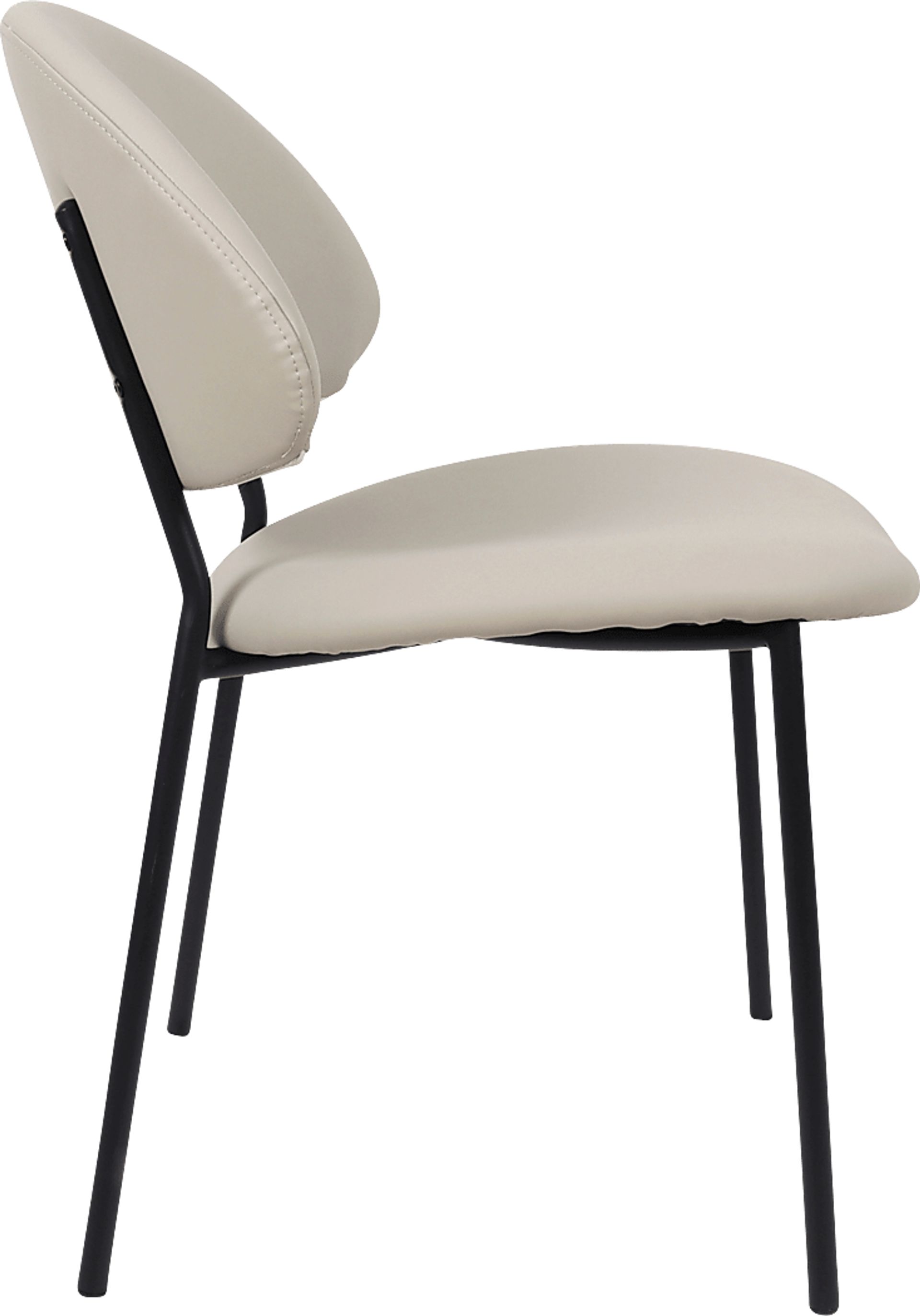 Joud Gray Side Chair, Set of 4 - Image 4
