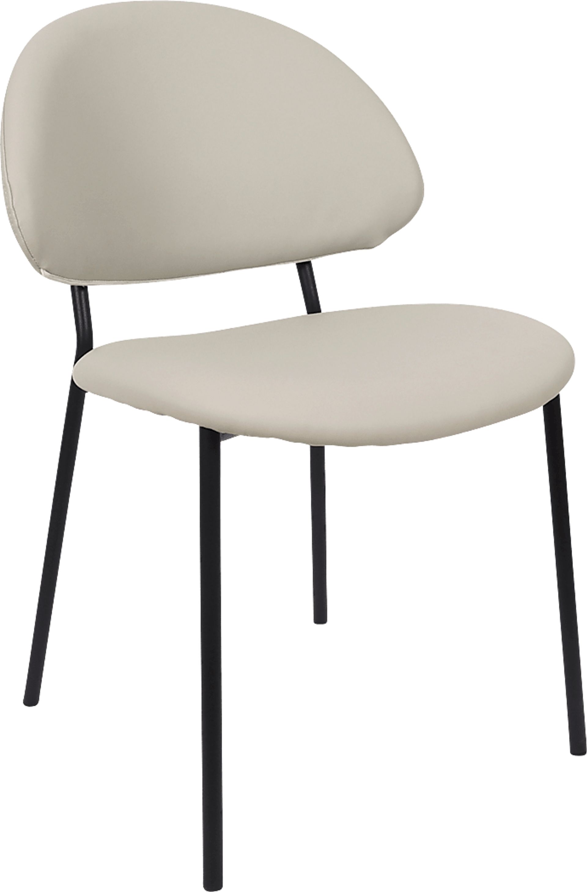 Joud Gray Side Chair, Set of 4 - Image 5