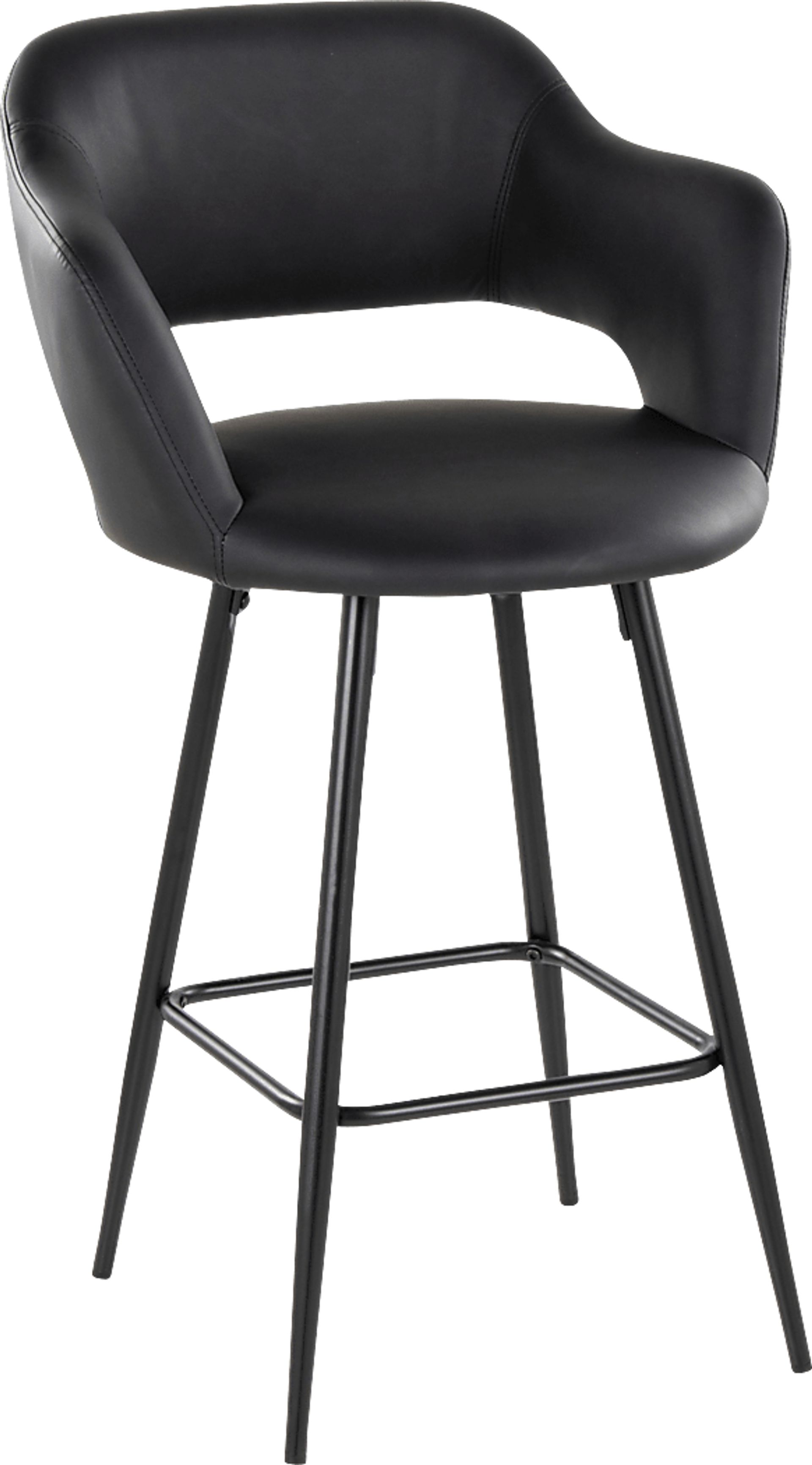 Jouett Black Counter Height Stool, Set of 2 - Image 4