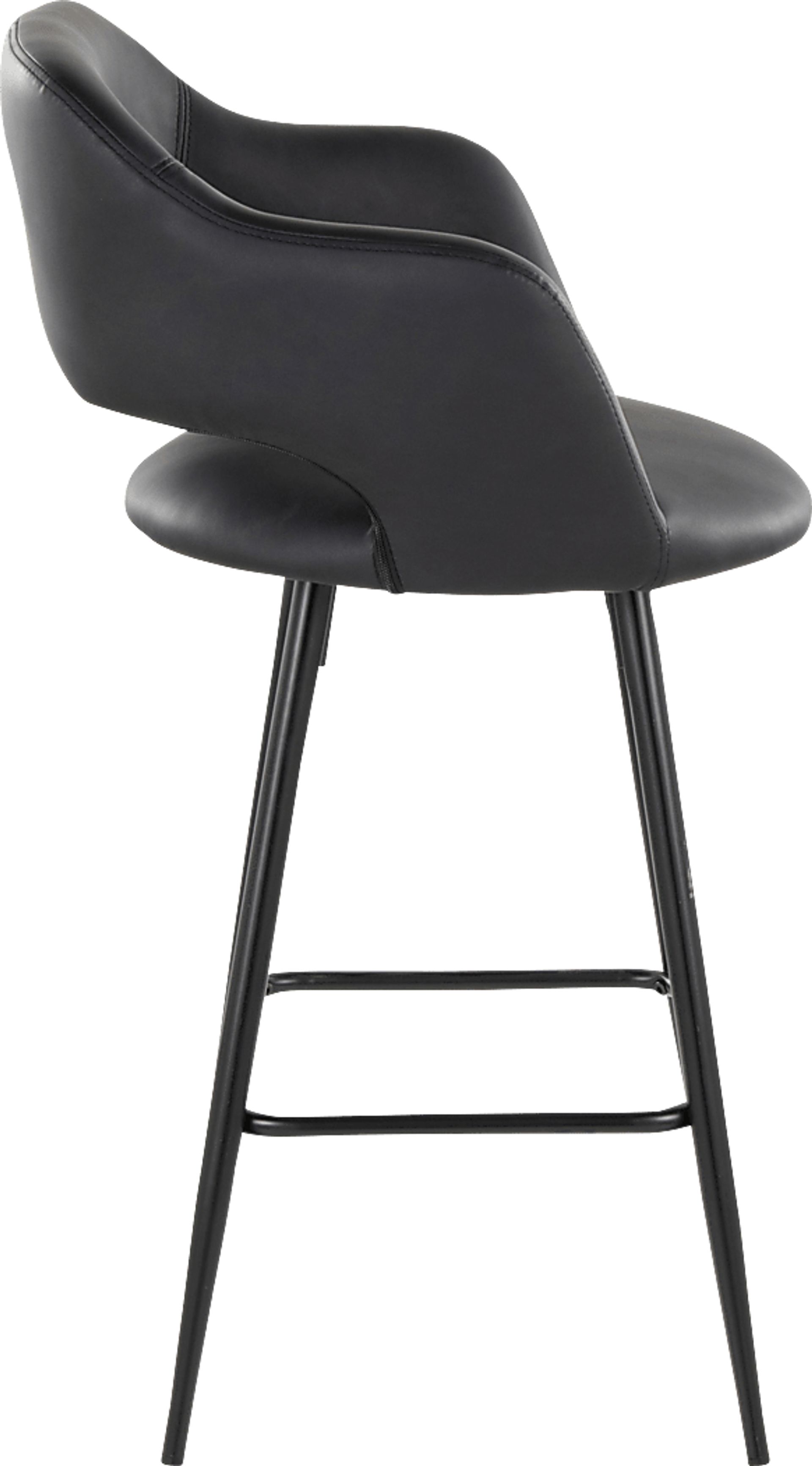 Jouett Black Counter Height Stool, Set of 2 - Image 5