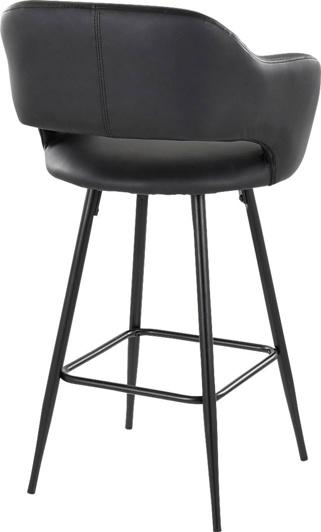 Jouett Black Counter Height Stool, Set of 2 - Thumbnail - Image 6