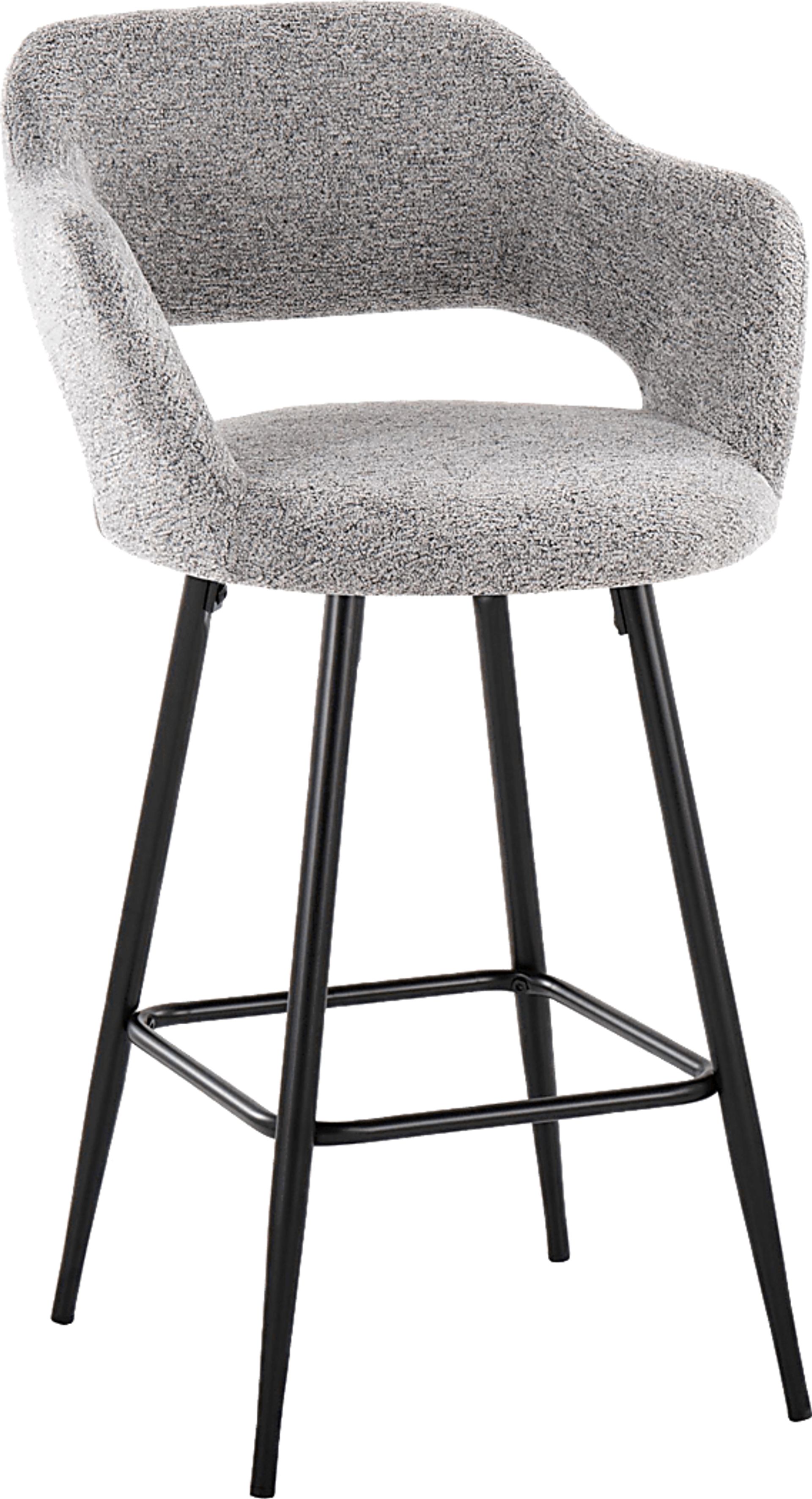 Jouett Gray Counter Height Stool, Set of 2 - Image 2