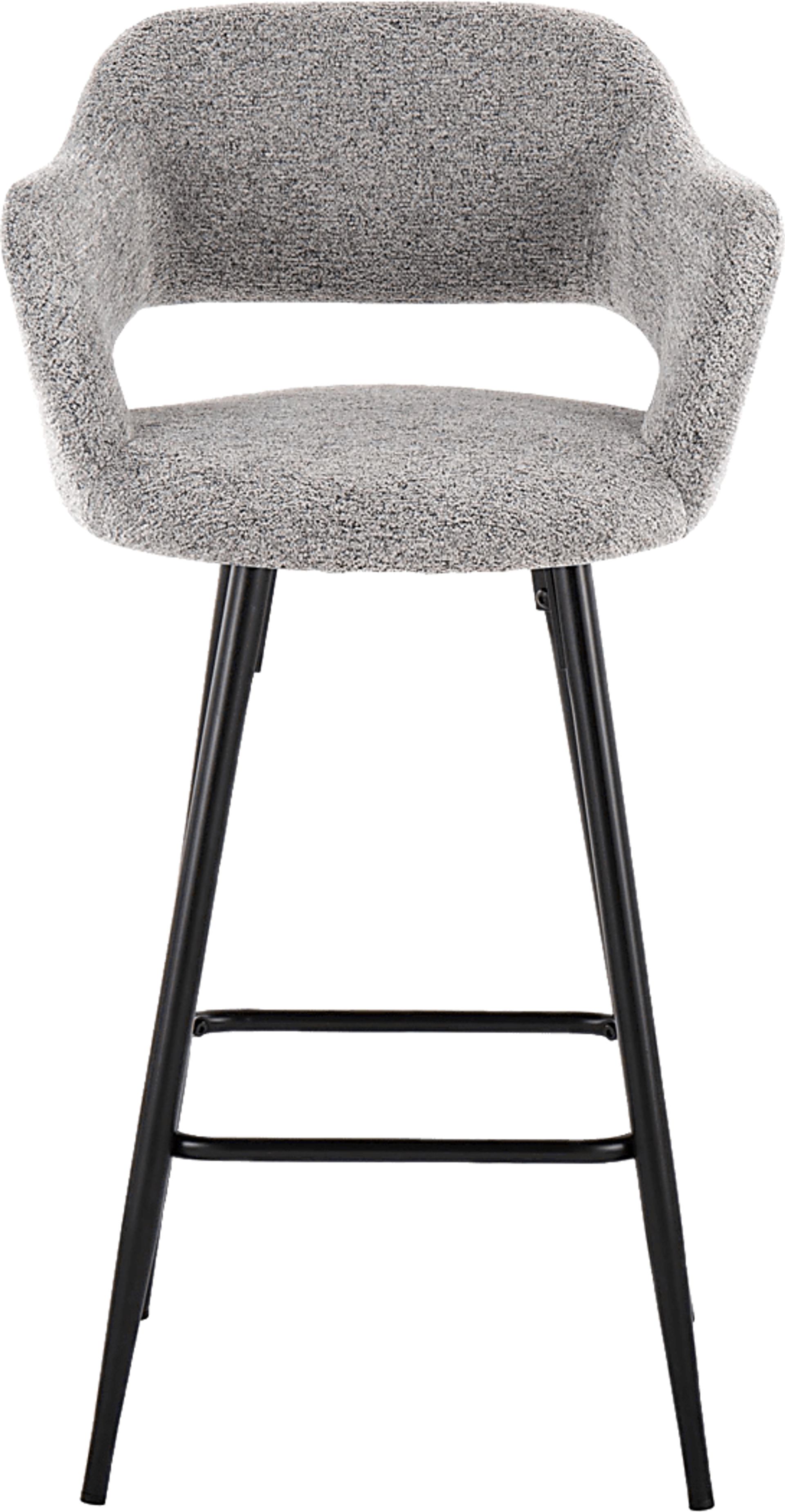Jouett Gray Counter Height Stool, Set of 2 - Image 4