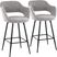 Jouett Gray Counter Height Stool, Set of 2