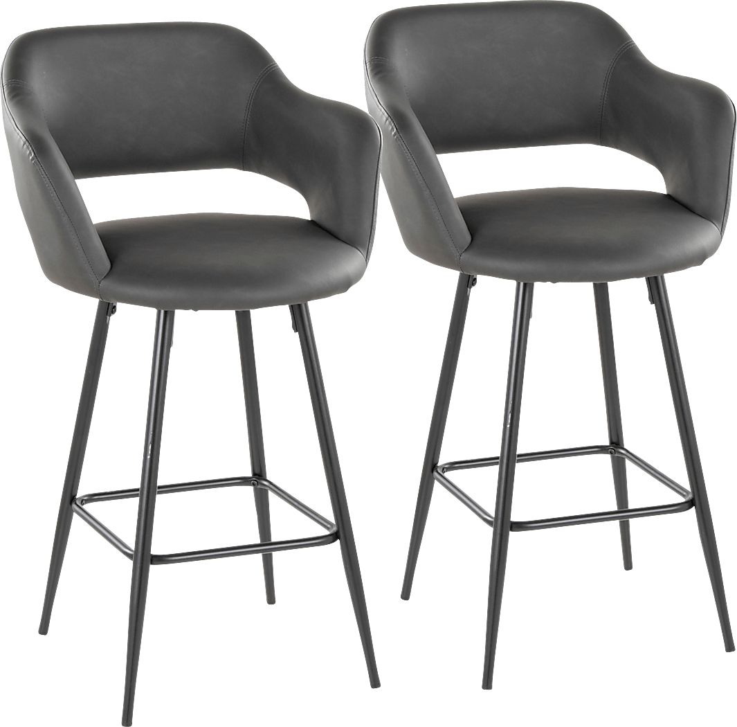 Jouett Gray Counter Height Stool, Set of 2