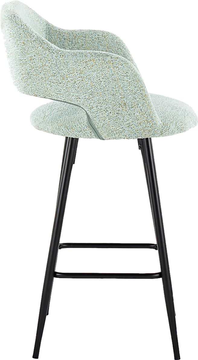 Jouett Green Counter Height Stool, Set of 2
