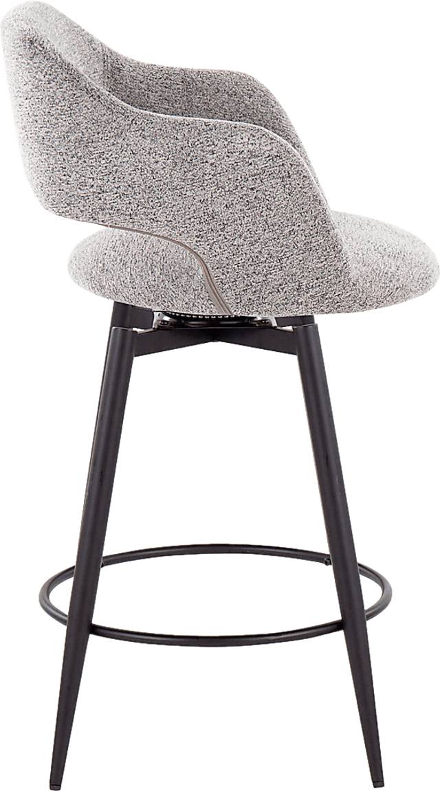 Jouett II Gray Swivel Counter Height Stool, Set of 2 - Thumbnail - Image 4