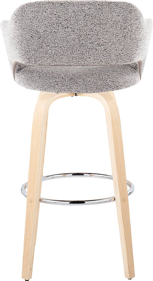 Jouett III Gray Swivel Barstool, Set of 2 - Thumbnail - Image 6