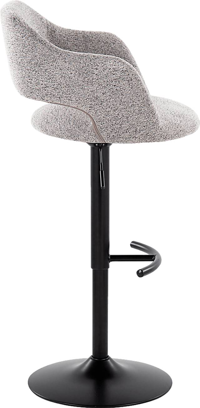 Jouett IV Gray Adjustable Barstool, Set of 2 - Thumbnail - Image 4