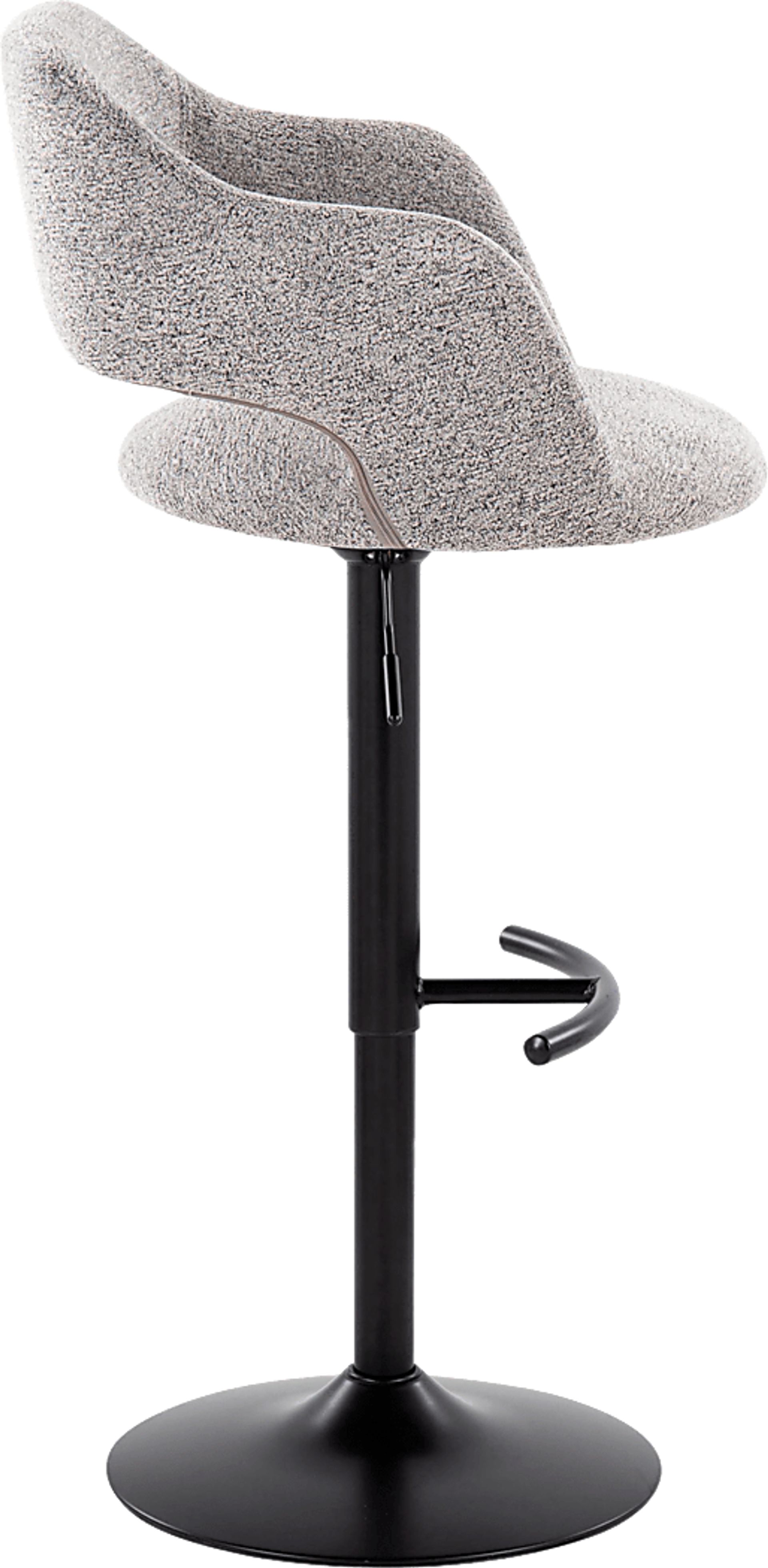 Jouett IV Gray Adjustable Barstool, Set of 2 - Image 4