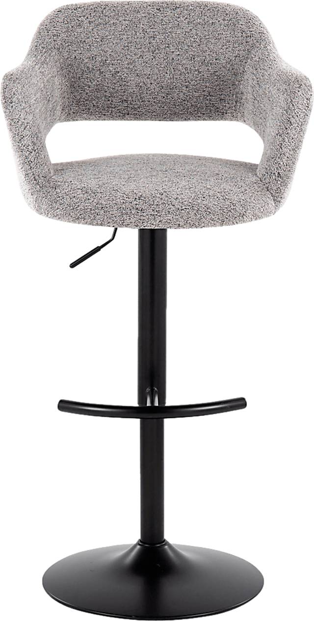 Jouett IV Gray Adjustable Barstool, Set of 2 - Thumbnail - Image 7