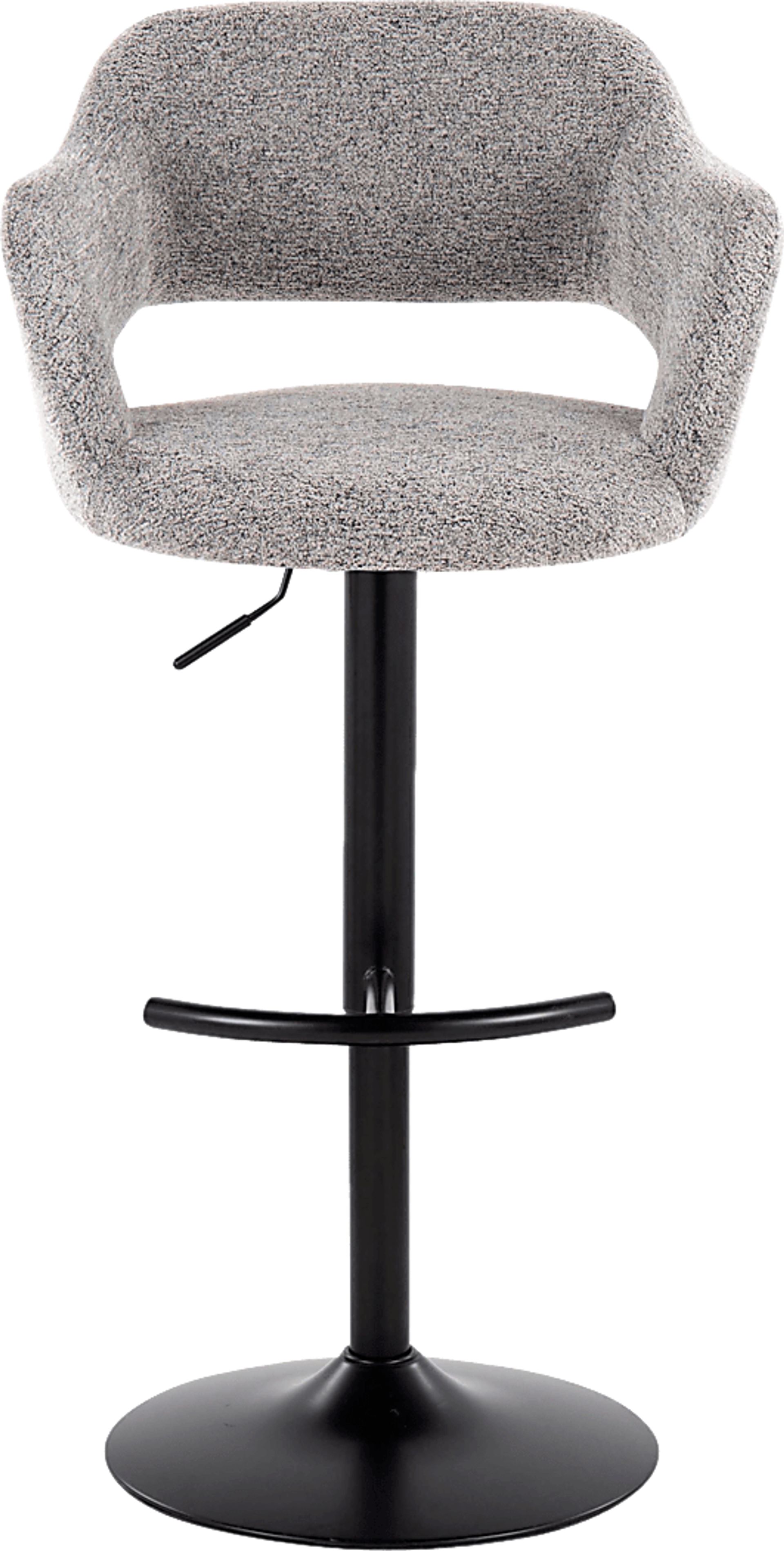 Jouett IV Gray Adjustable Barstool, Set of 2 - Image 7