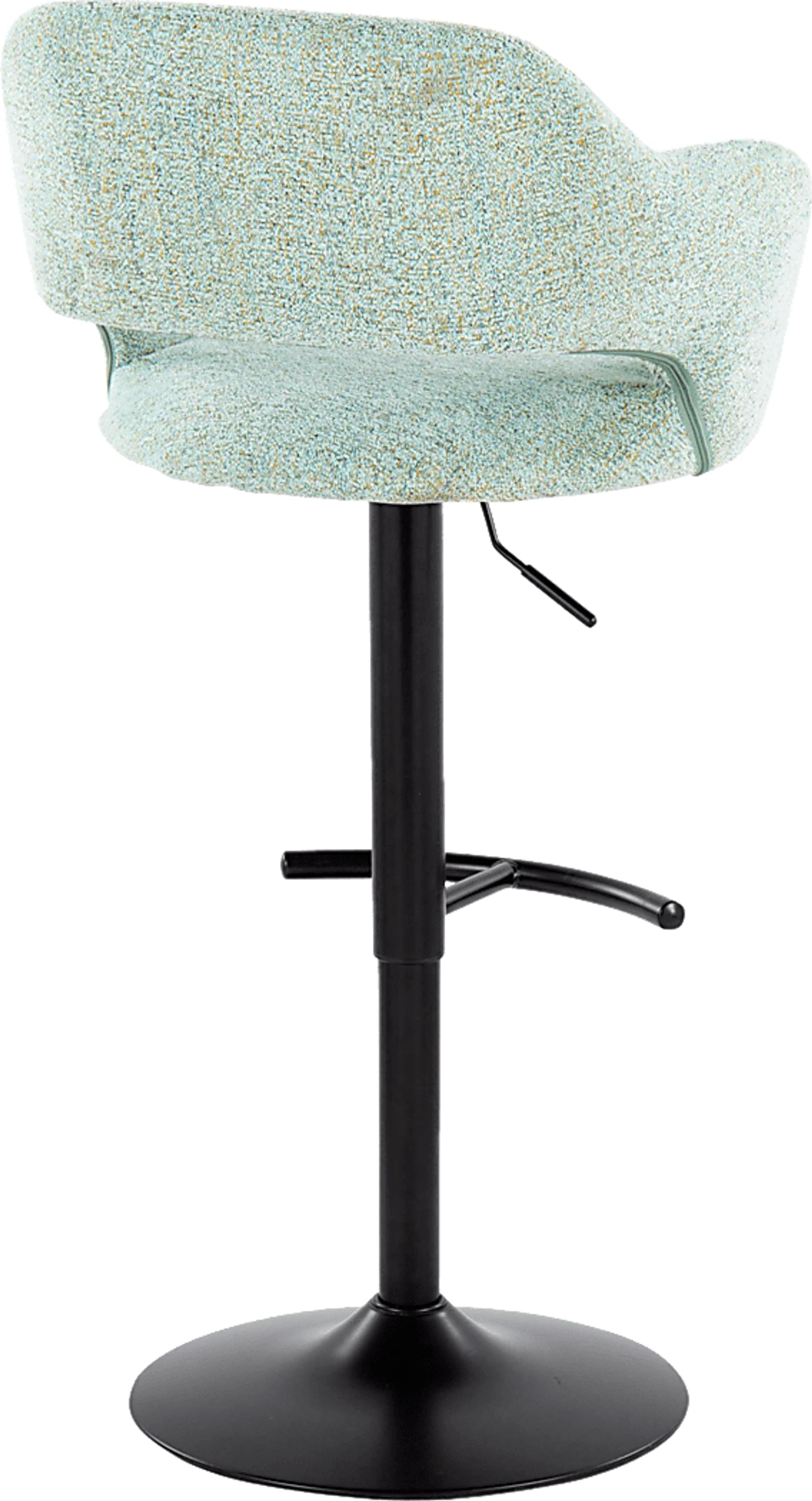 Jouett IV Green Adjustable Barstool, Set of 2 - Image 5