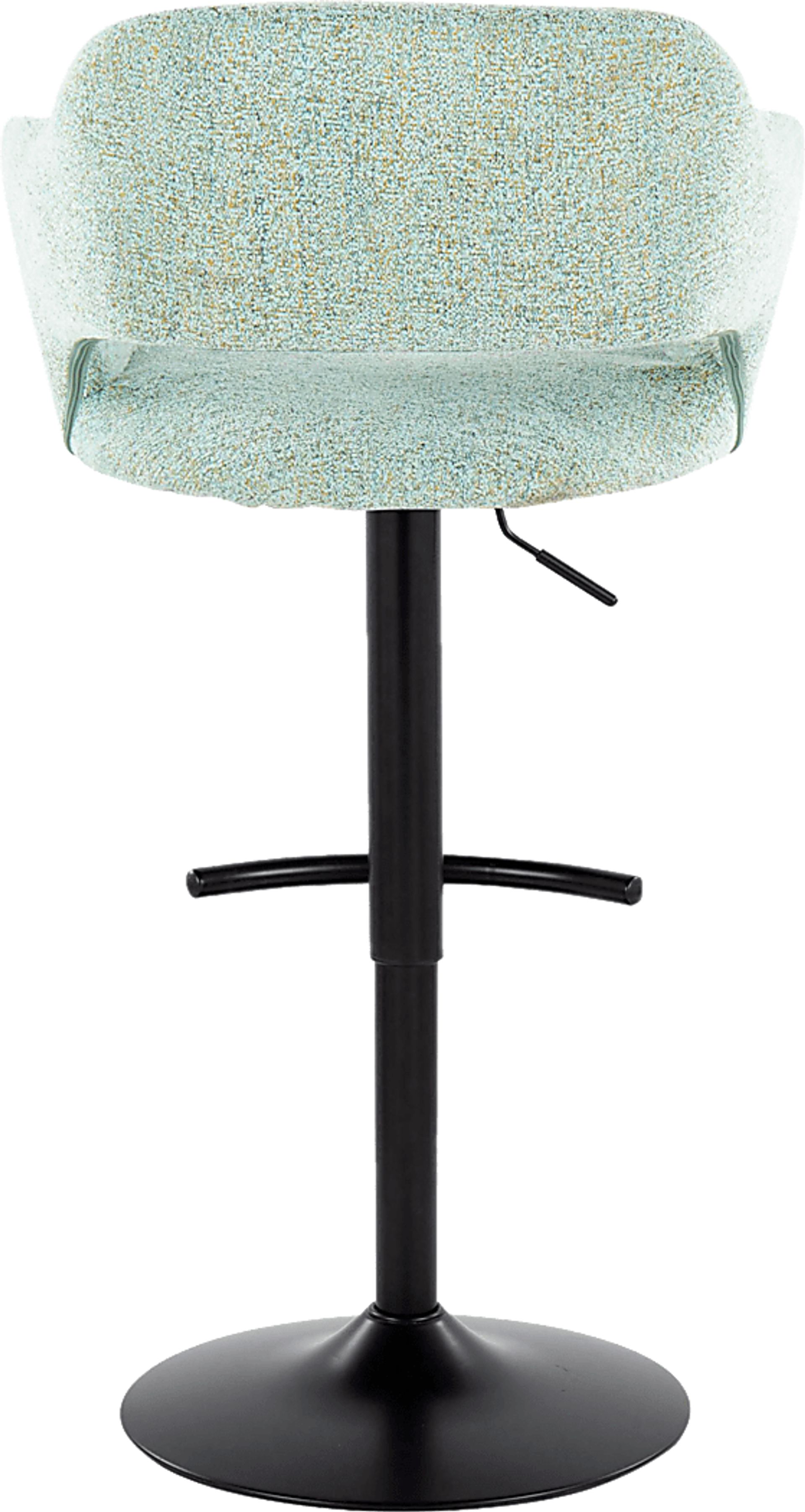 Jouett IV Green Adjustable Barstool, Set of 2 - Image 6
