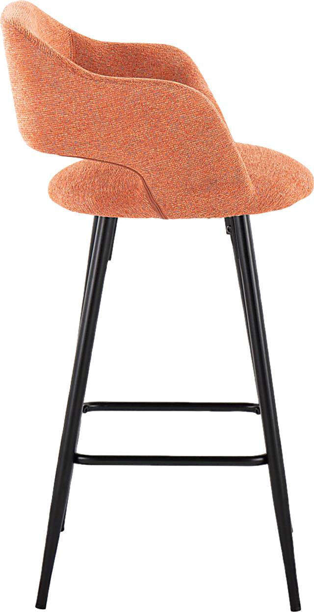 Jouett Orange Counter Height Stool, Set of 2 - Thumbnail - Image 3