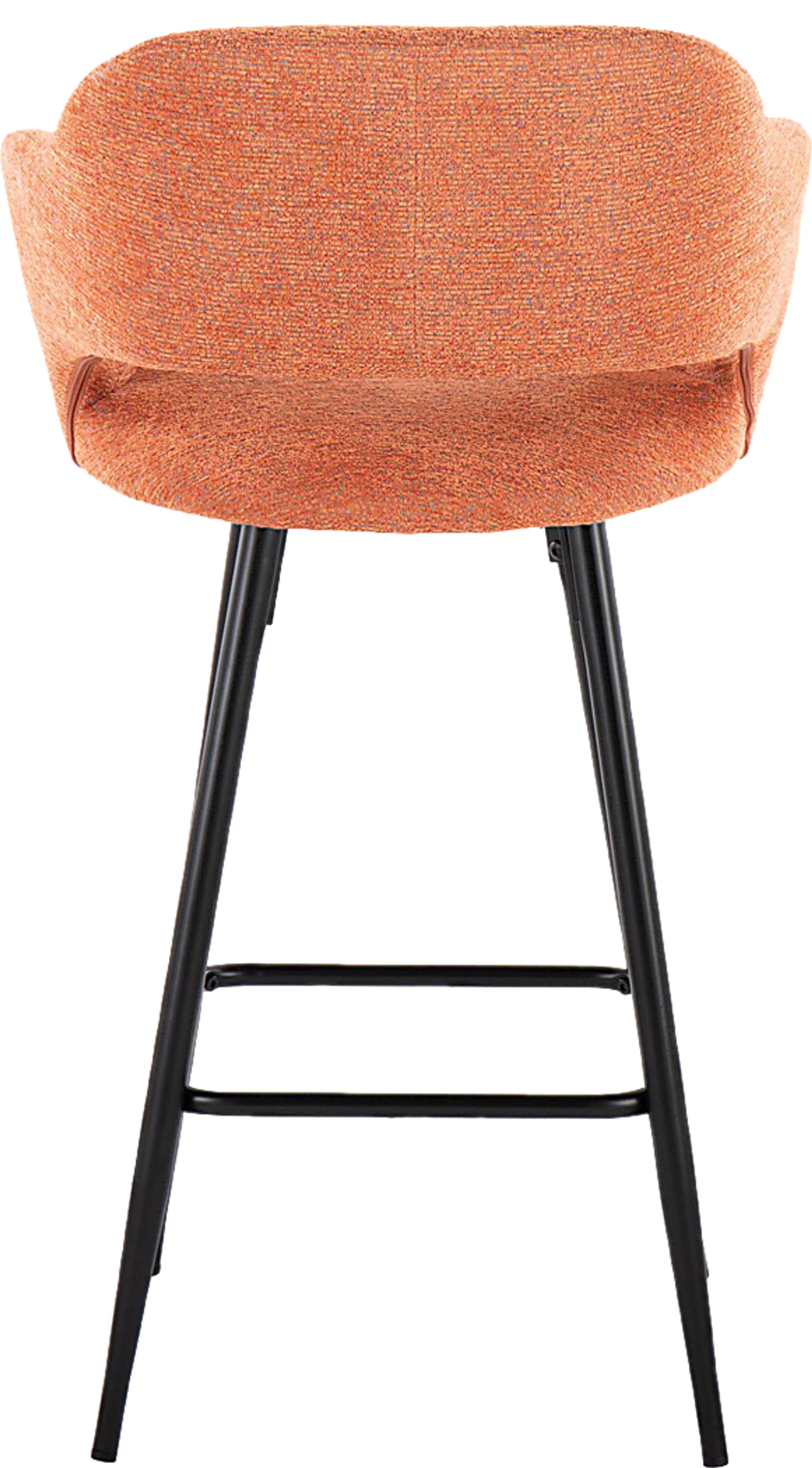 Jouett Orange Counter Height Stool, Set of 2 - Image 4