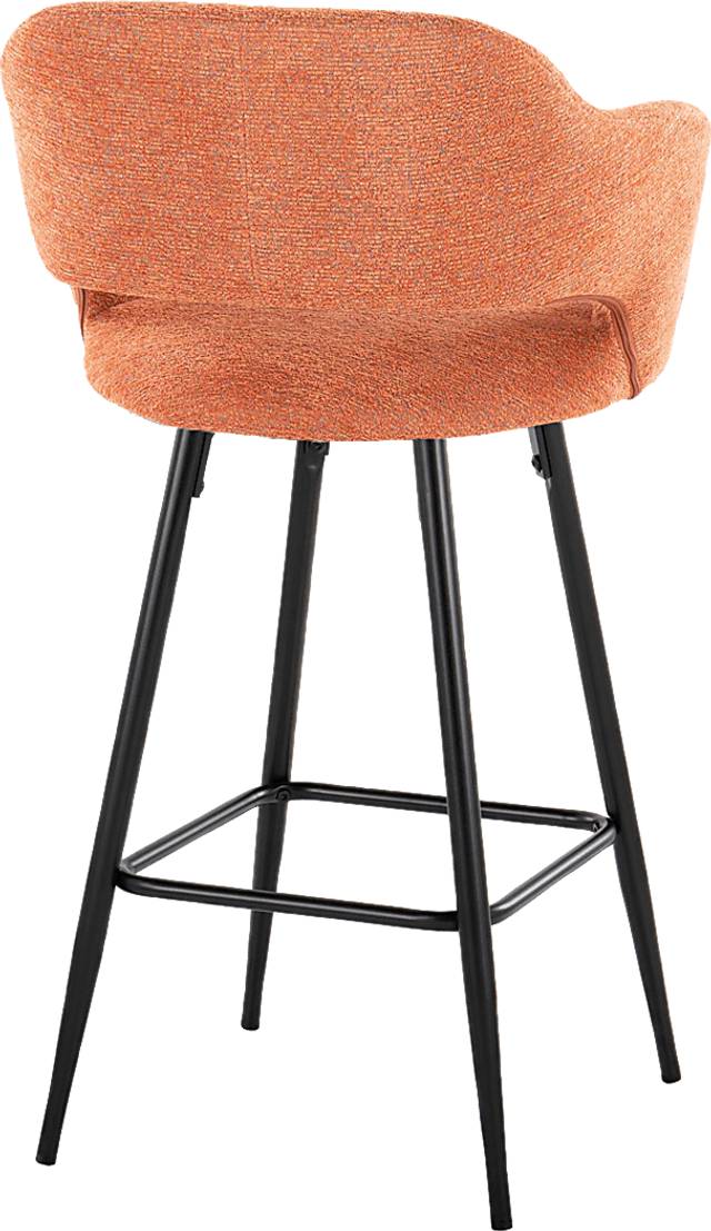 Jouett Orange Counter Height Stool, Set of 2 - Thumbnail - Image 5