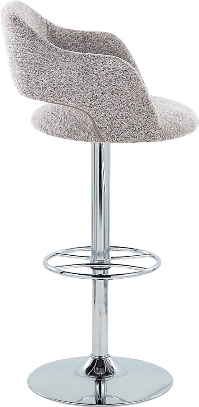 Jouett V Gray Adjustable Barstool, Set of 2 - Thumbnail - Image 4