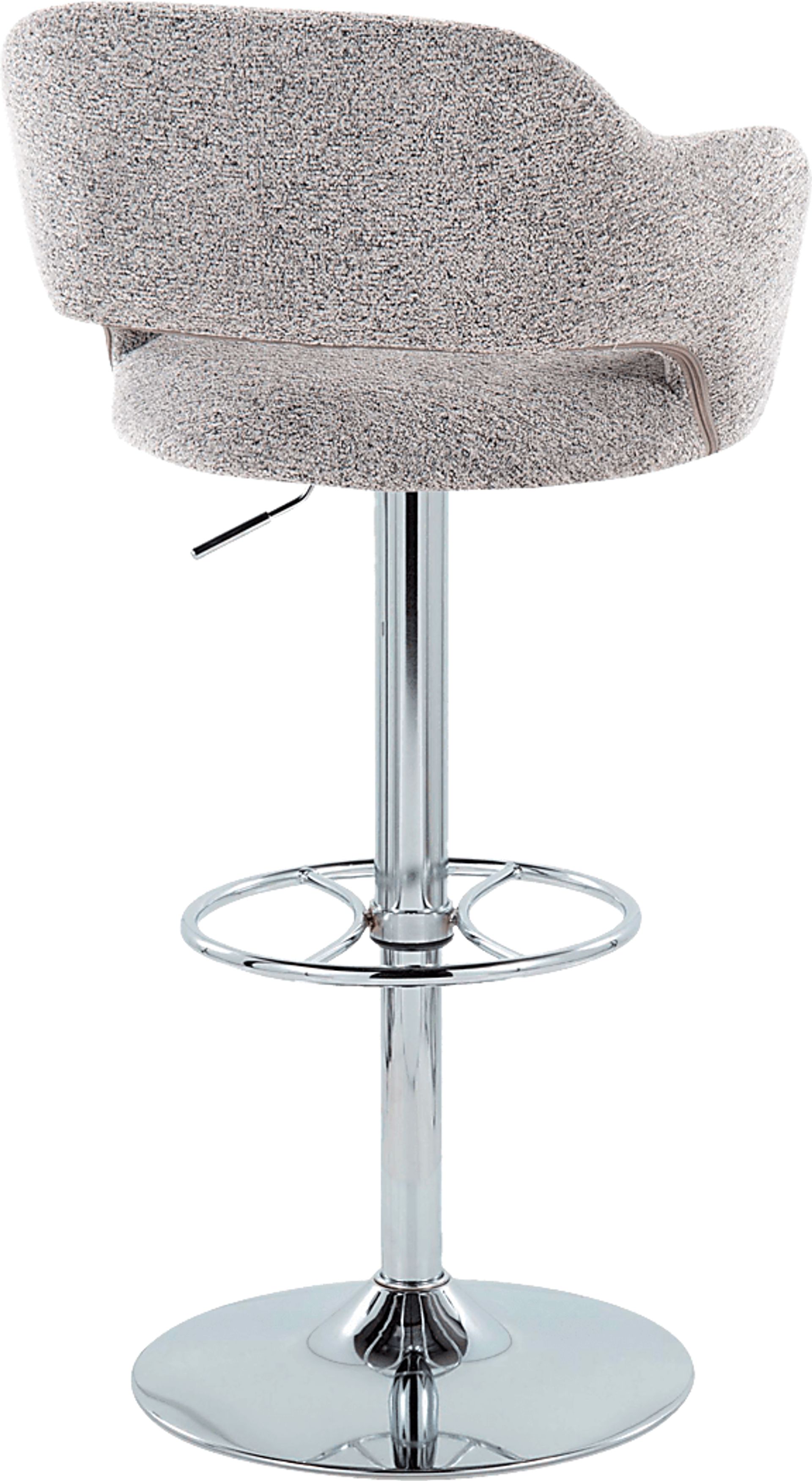 Jouett V Gray Adjustable Barstool, Set of 2 - Image 5