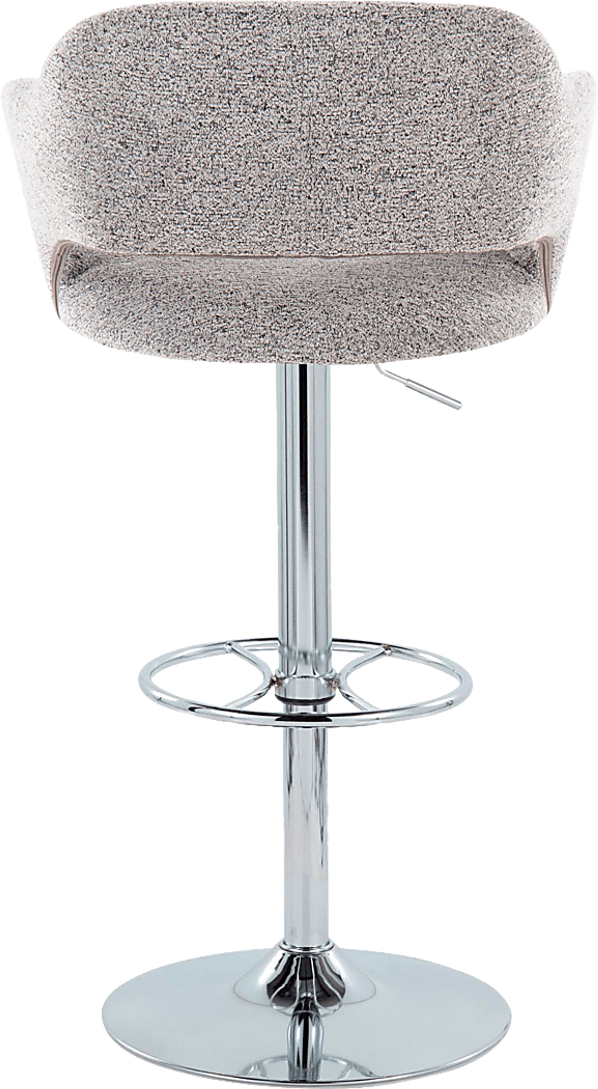 Jouett V Gray Adjustable Barstool, Set of 2 - Image 6