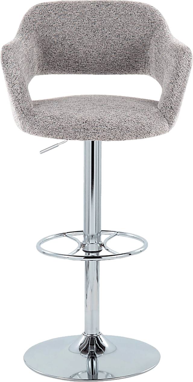Jouett V Gray Adjustable Barstool, Set of 2 - Thumbnail - Image 7