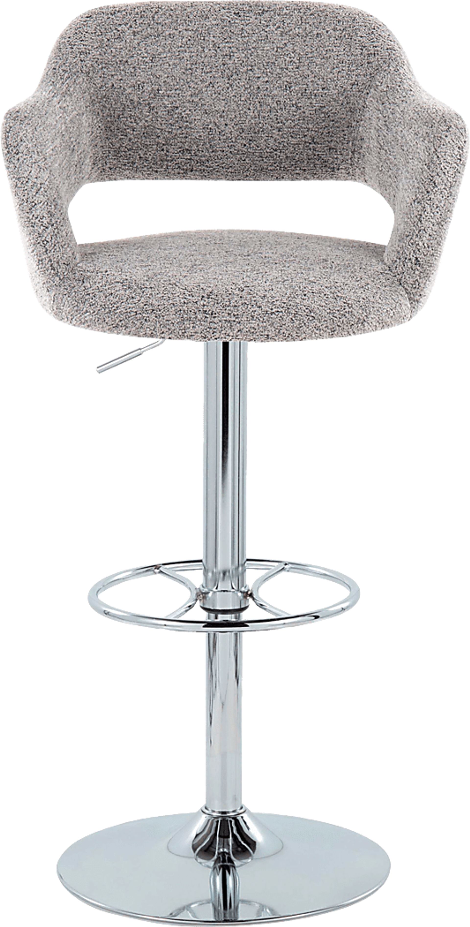 Jouett V Gray Adjustable Barstool, Set of 2 - Image 7