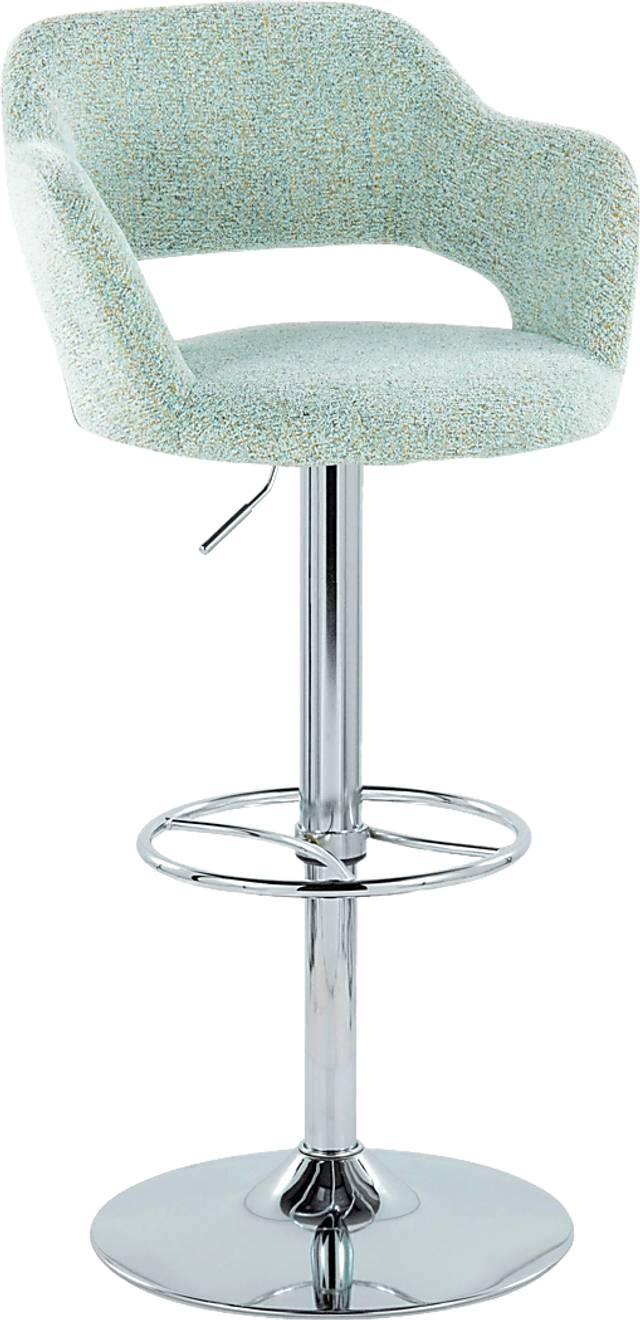 Jouett V Green Adjustable Barstool, Set of 2 - Thumbnail - Image 3