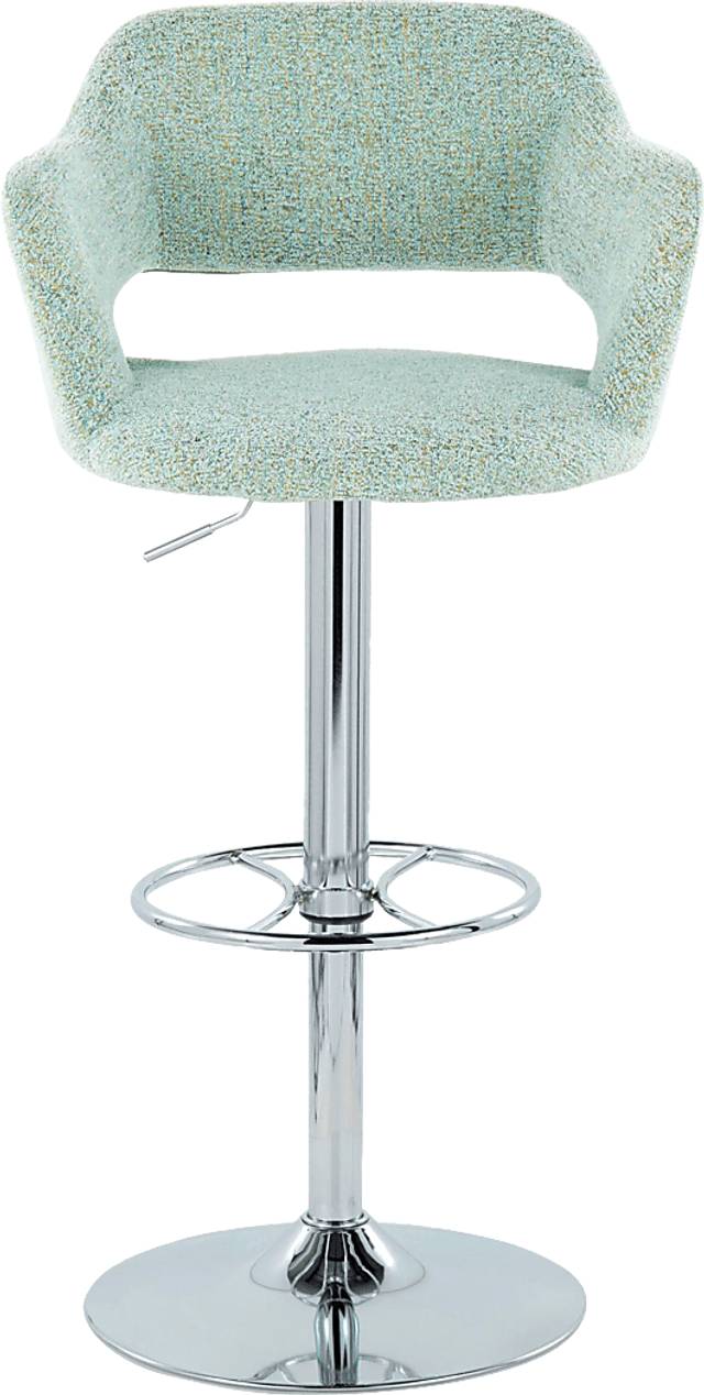 Jouett V Green Adjustable Barstool, Set of 2 - Thumbnail - Image 7