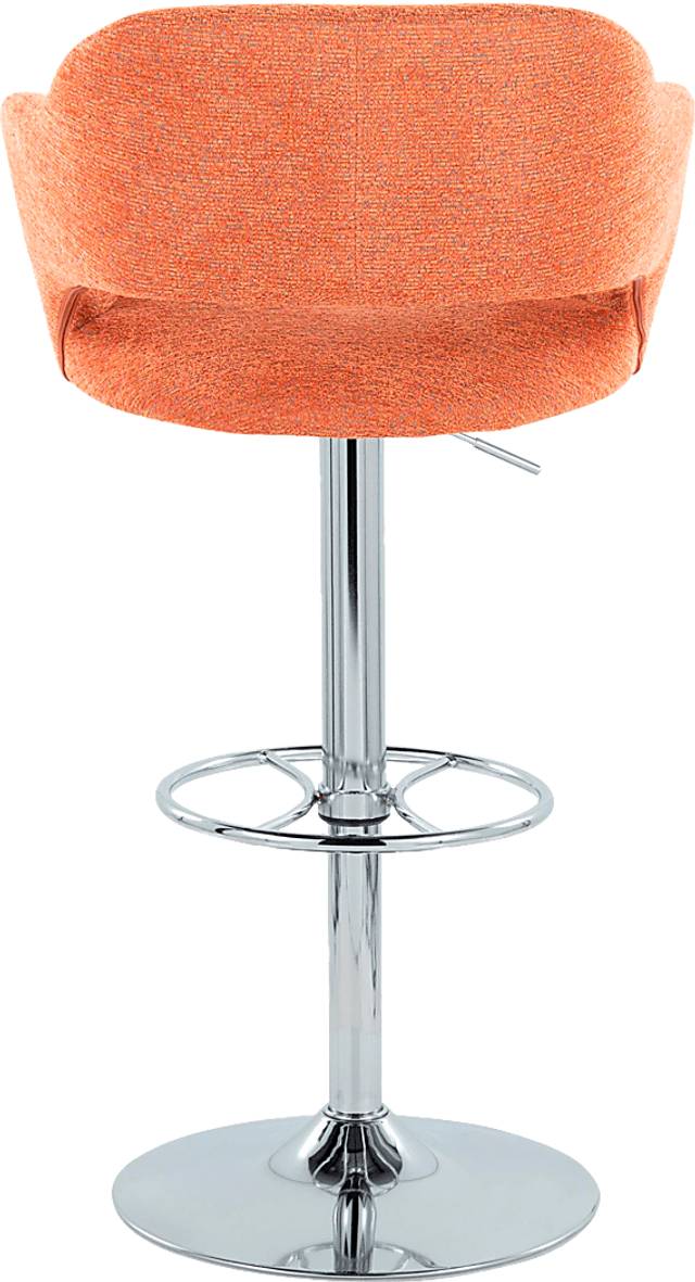 Jouett V Orange Adjustable Barstool, Set of 2 - Thumbnail - Image 6