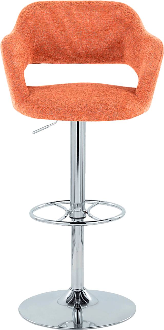 Jouett V Orange Adjustable Barstool, Set of 2 - Thumbnail - Image 7