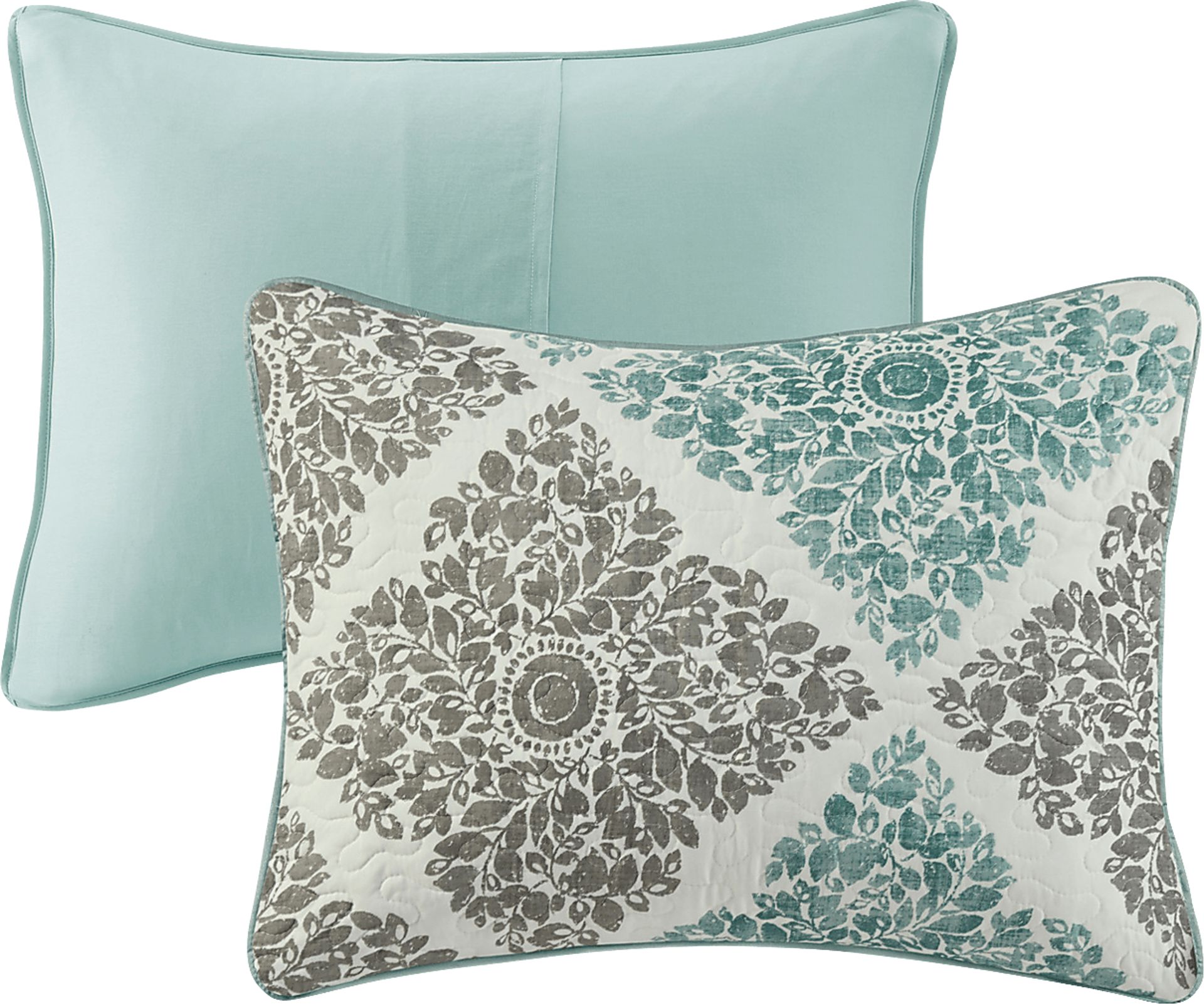Joulee Blue 6 Pc King/California Coverlet Set - Image 4