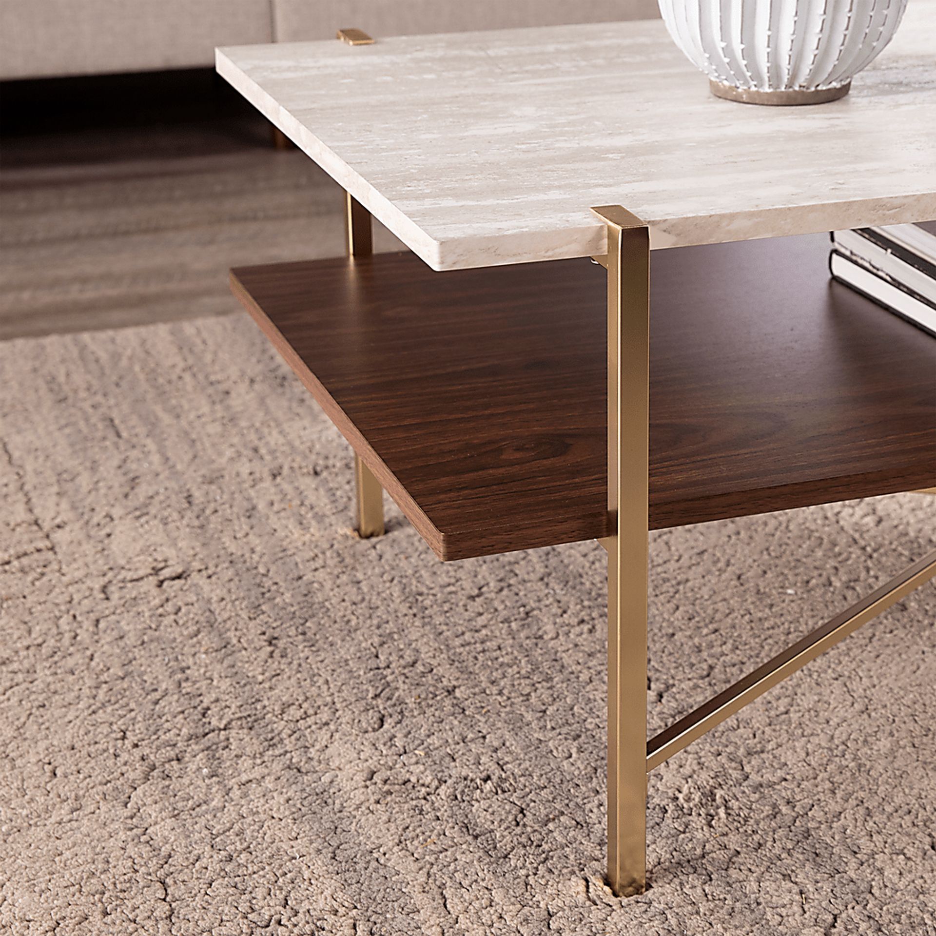 Journeyville White Cocktail Table - Image 3