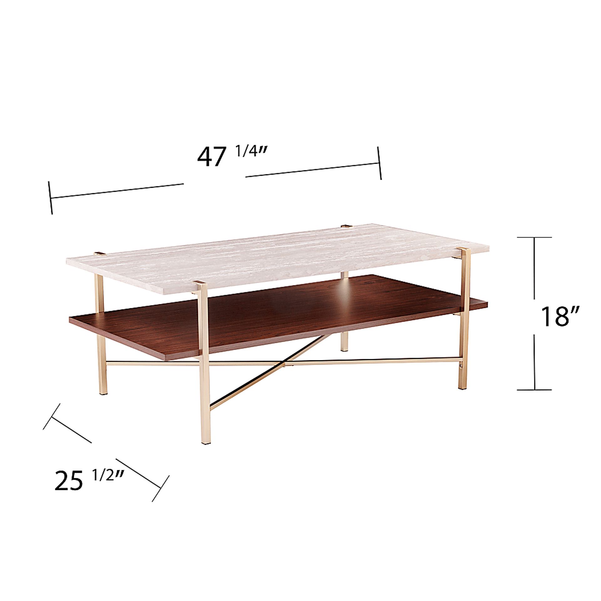 Journeyville White Cocktail Table - Image 5
