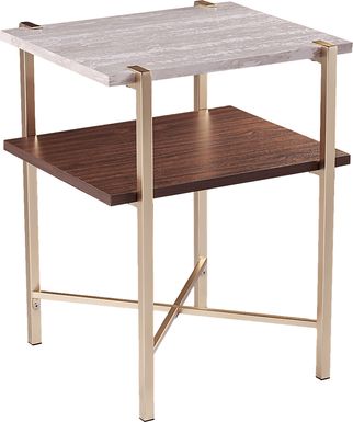 Journeyville White End Table