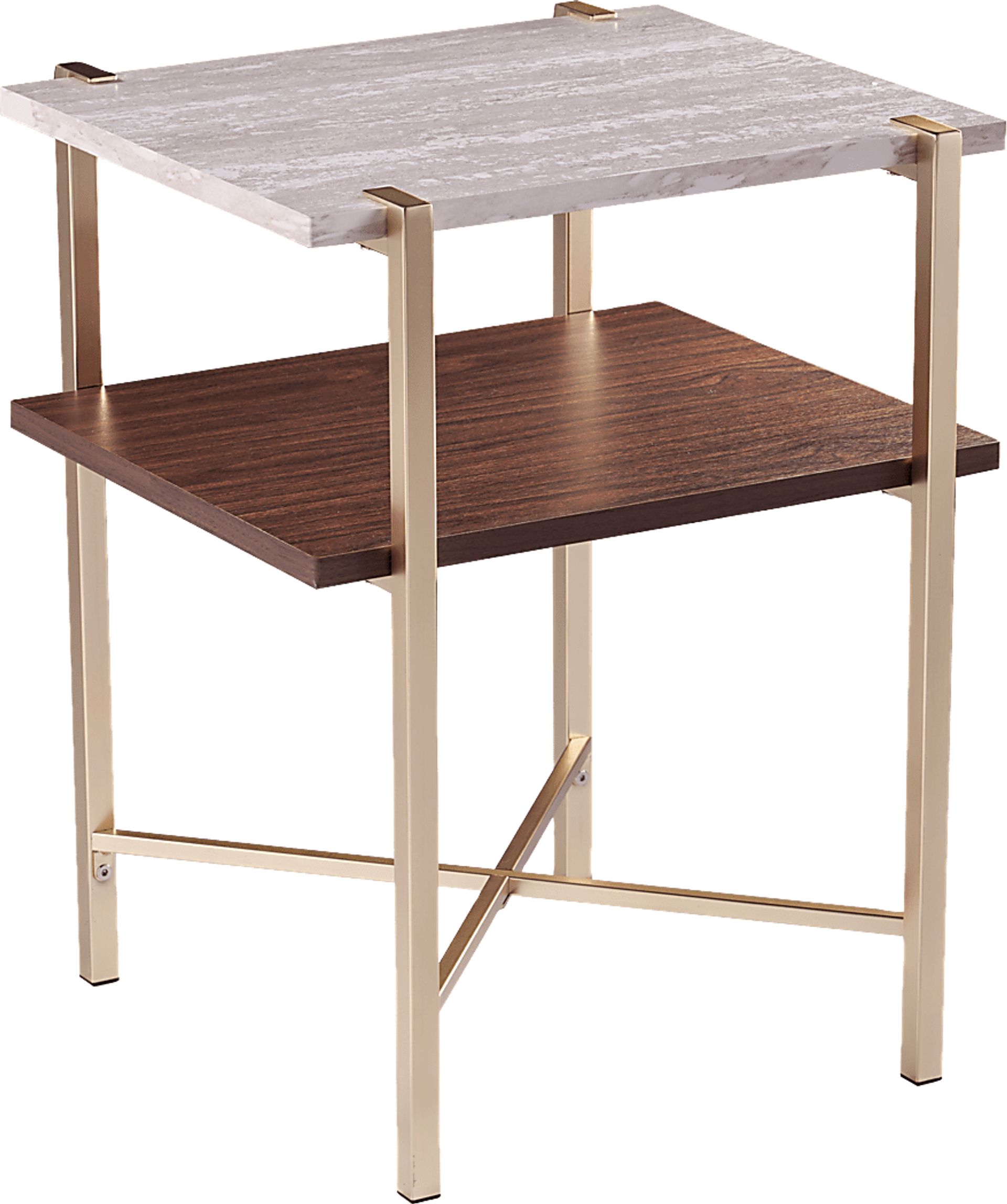 Journeyville White End Table - Image 1