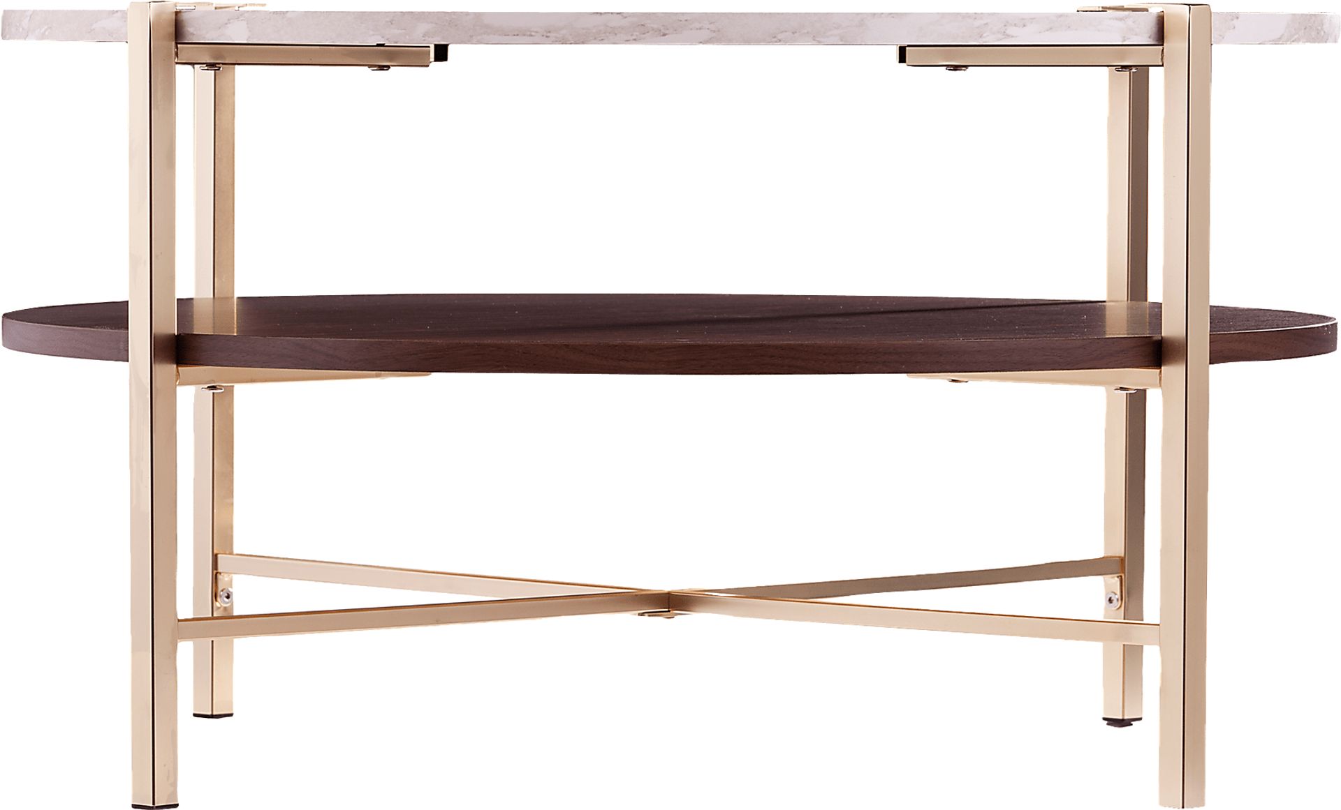 Journeyville White Round Cocktail Table - Image 2
